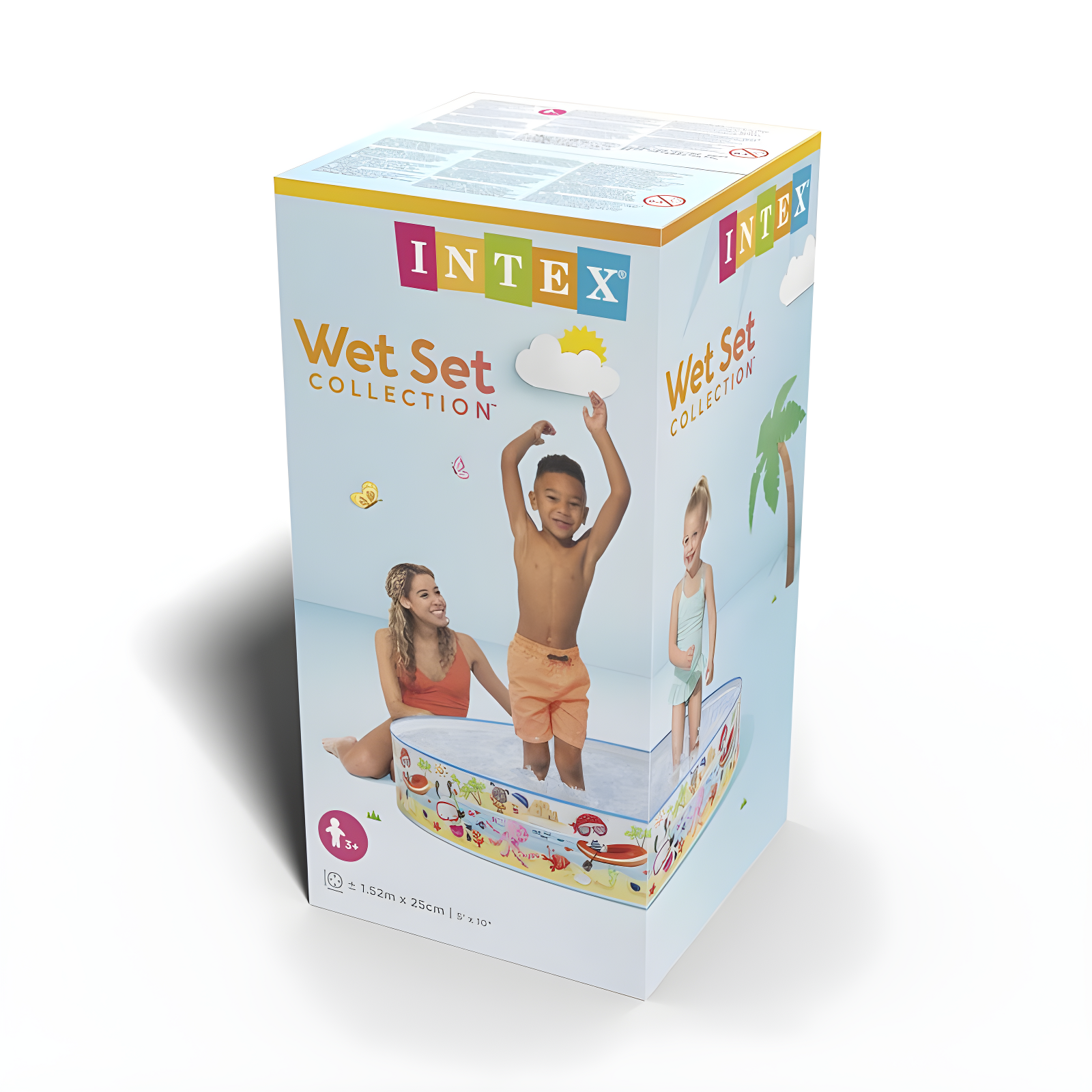 INTEX Beach Days Snapset Instant Kids Childrens Swimming Pool