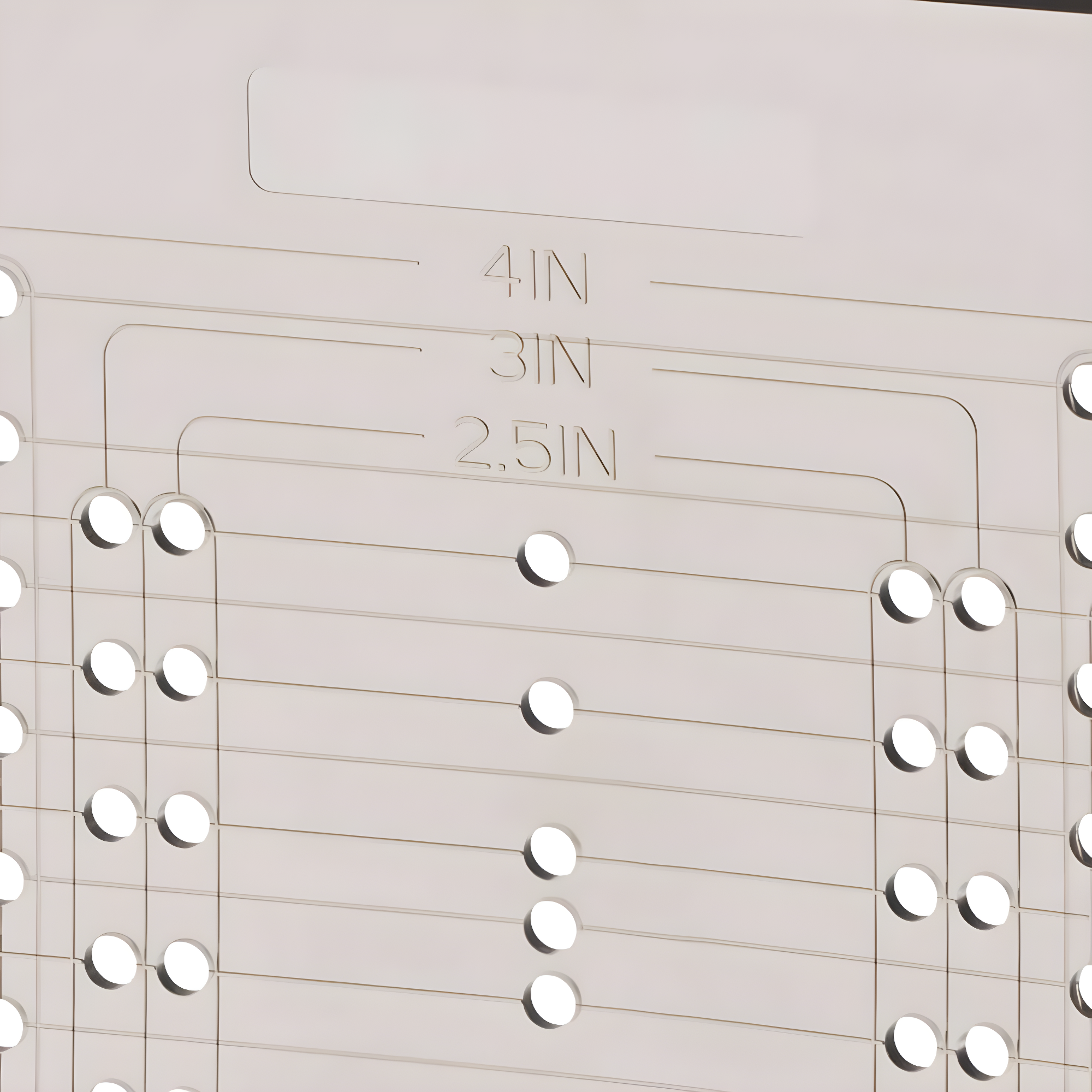 Liberty Align Right Large Cabinet Hardware Installation Template