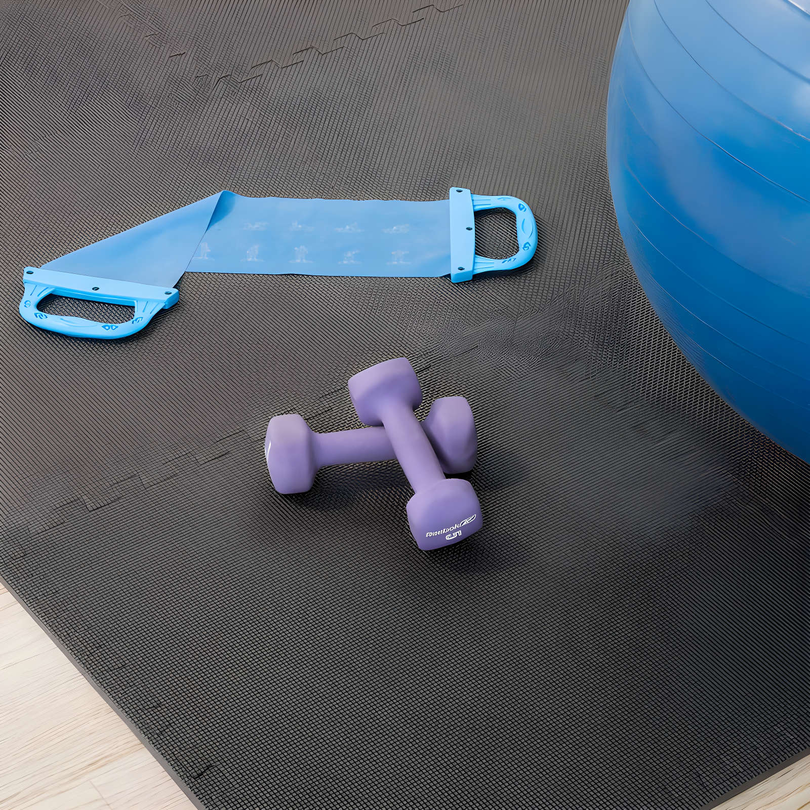 Stalwart Stalwart 24-Inch EVA Foam Tiles 6-Pack - Interlocking Padding - Workout Mat or Baby Playmat (Set of 6)