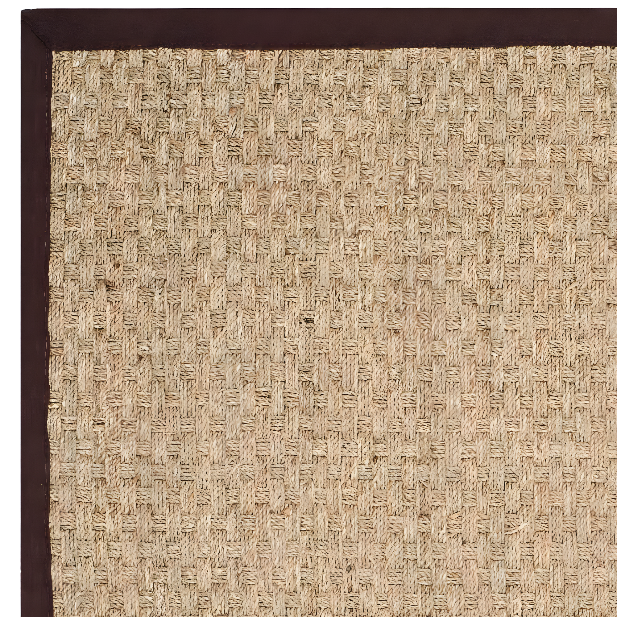 Natural Fiber NF114 Power Loomed Indoor Area Rug - Natural/Dark Brown - 5'x8' - Safavieh.