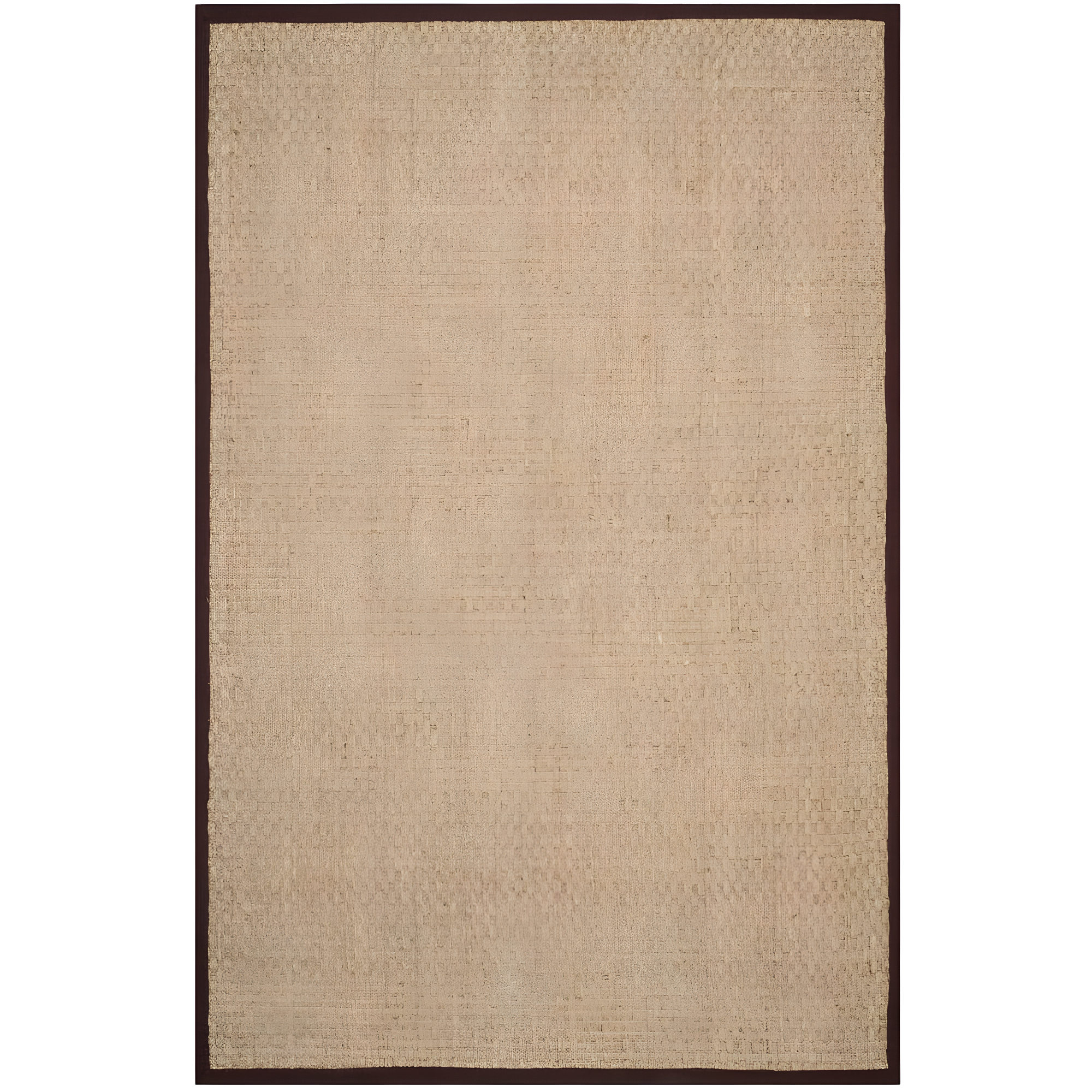 Natural Fiber NF114 Power Loomed Indoor Area Rug - Natural/Dark Brown - 5'x8' - Safavieh.