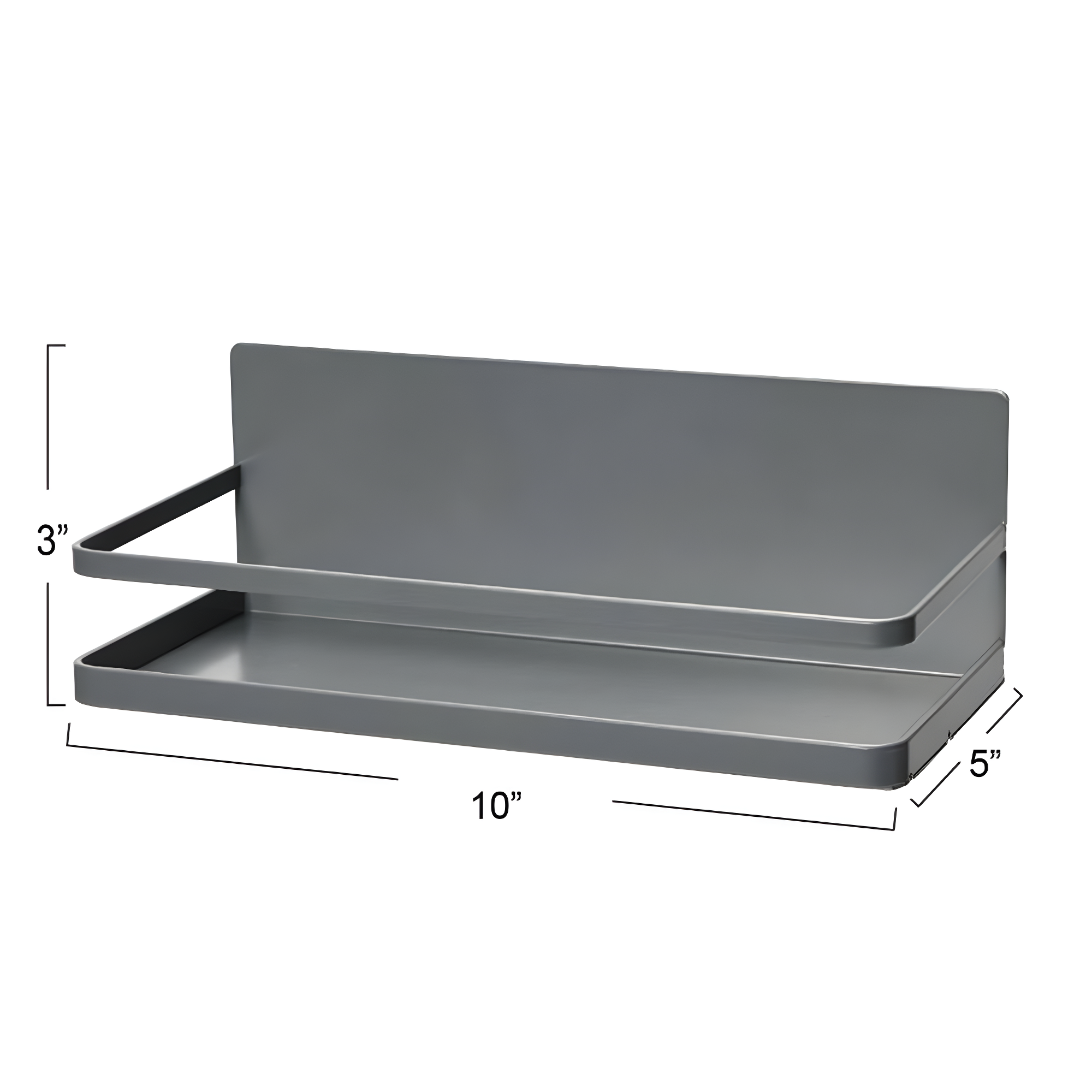 Metal Magnetic Spice Organizer, Grey