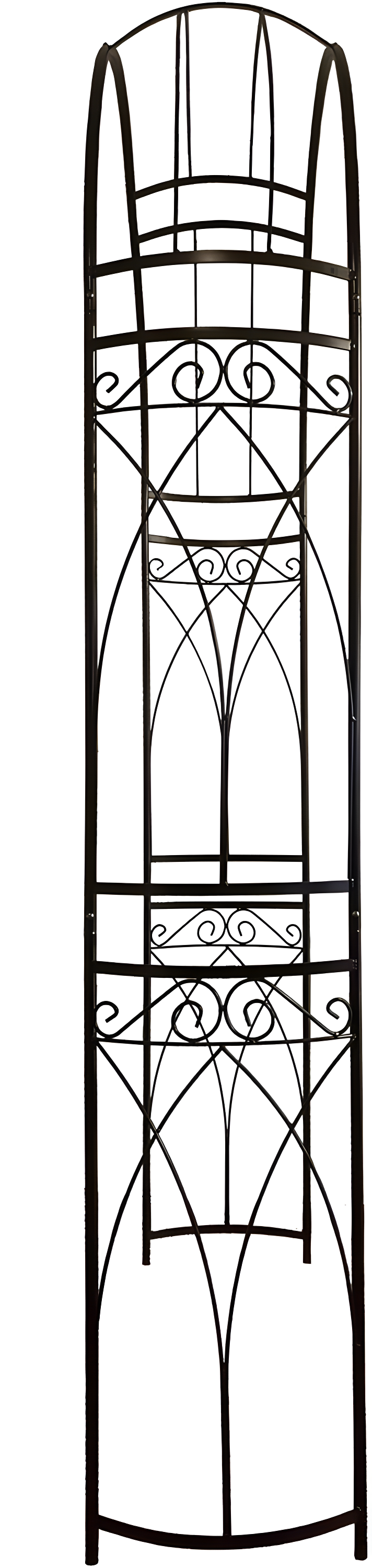 OUTOUR 87'' H x 14'' W Iron Arched Trellis