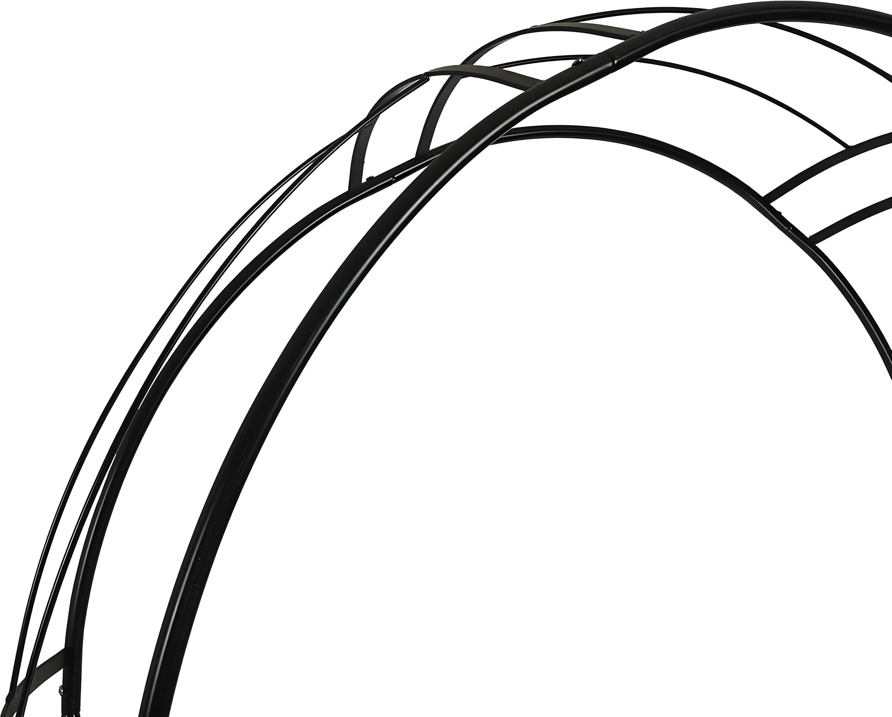 OUTOUR 87'' H x 14'' W Iron Arched Trellis