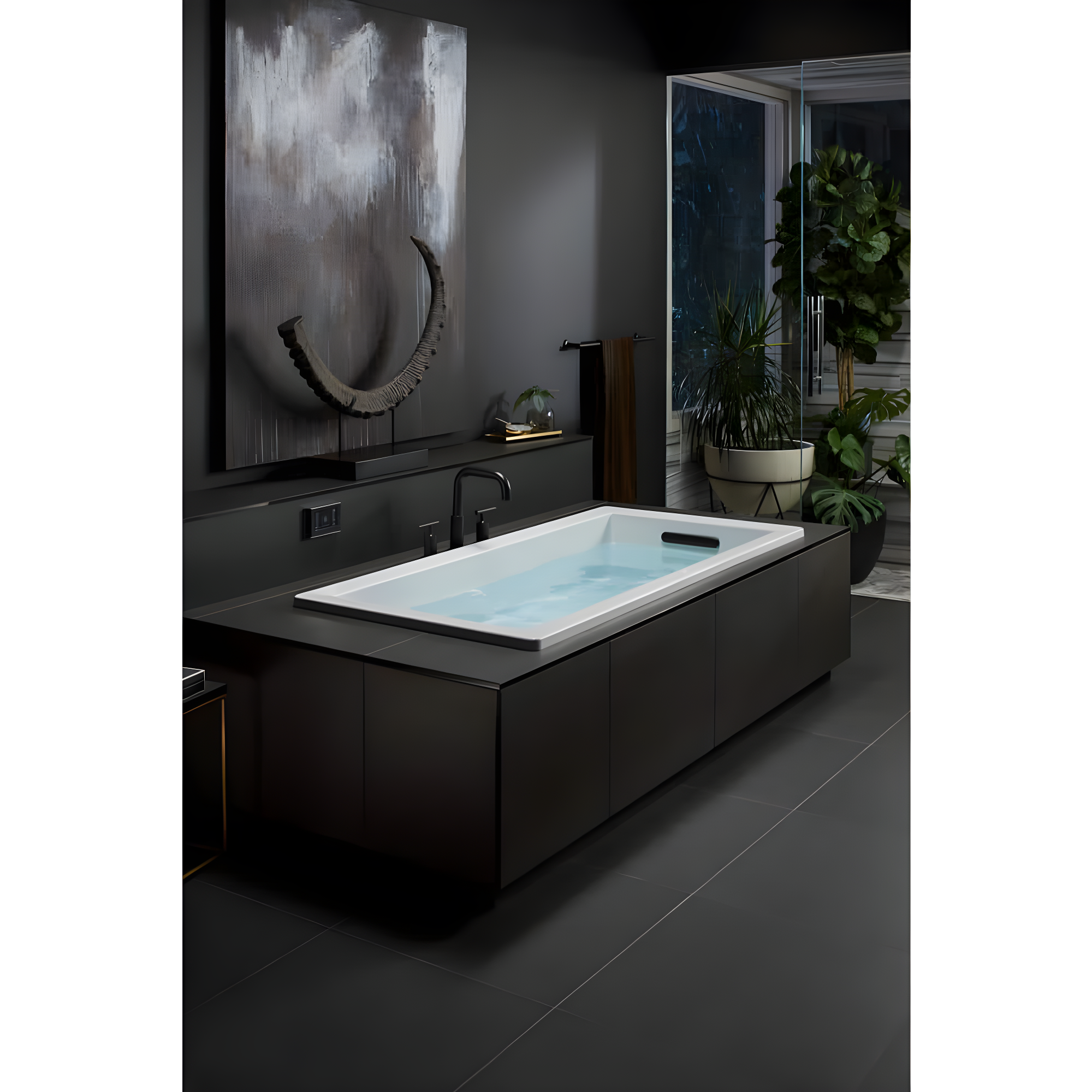 Clearflo Slotted 1.5" Leg Tub Drain with Overflow