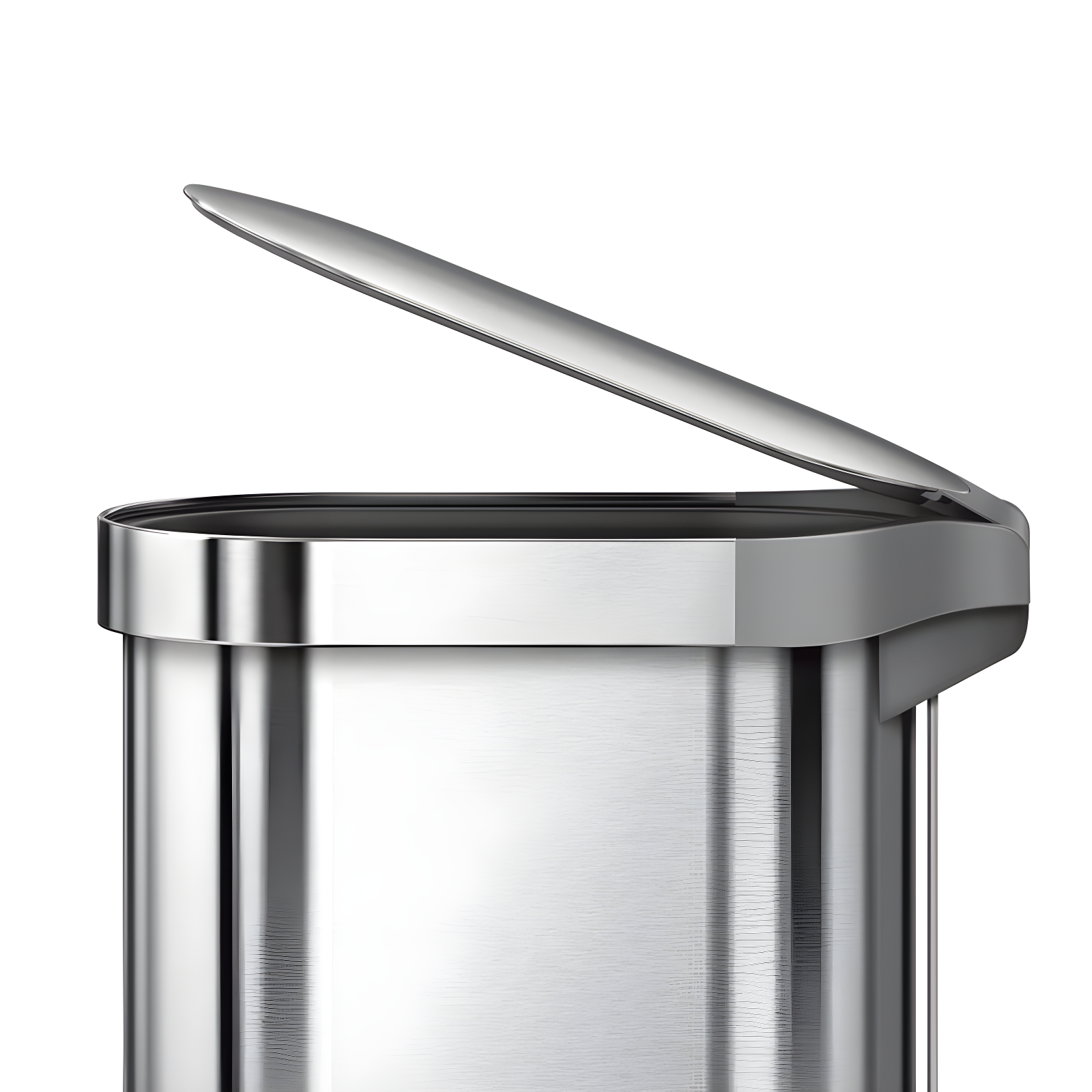simplehuman 45 Liter / 12 Gallon Slim Hands-Free Kitchen Step Trash Can