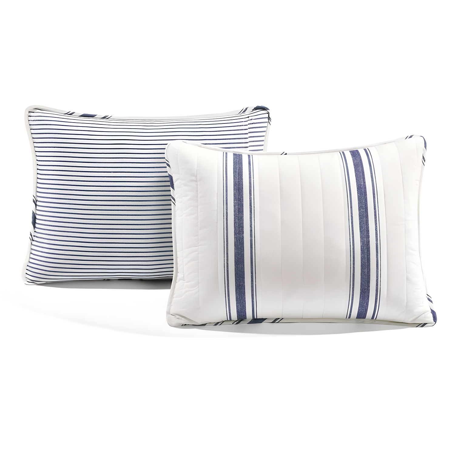 Birch Lane™ Gilroy Farmhouse / Country Cotton Striped Quilt Set