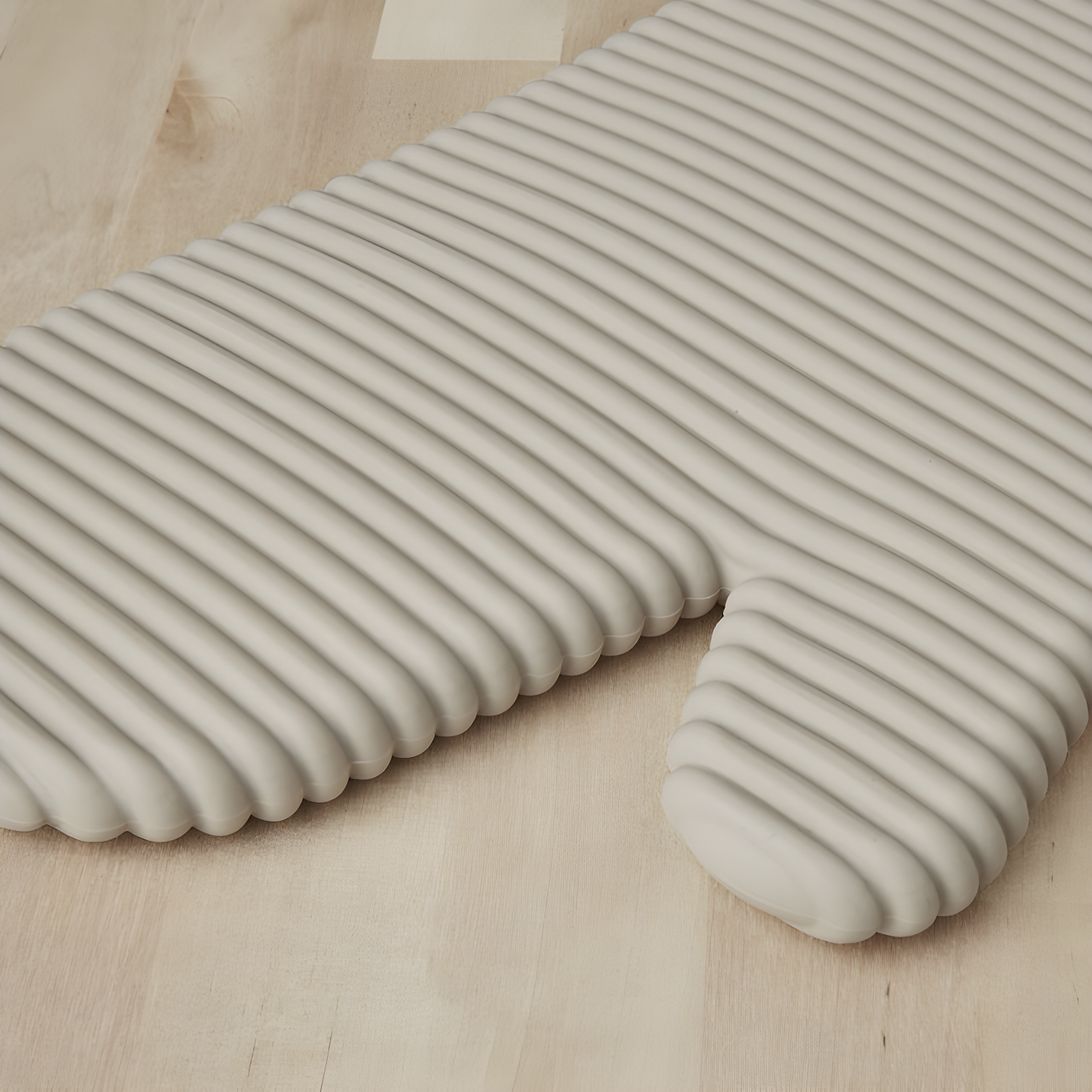 KitchenAid Milkshake Ribbed Soft Silicone Oven Mitts, Set of 2