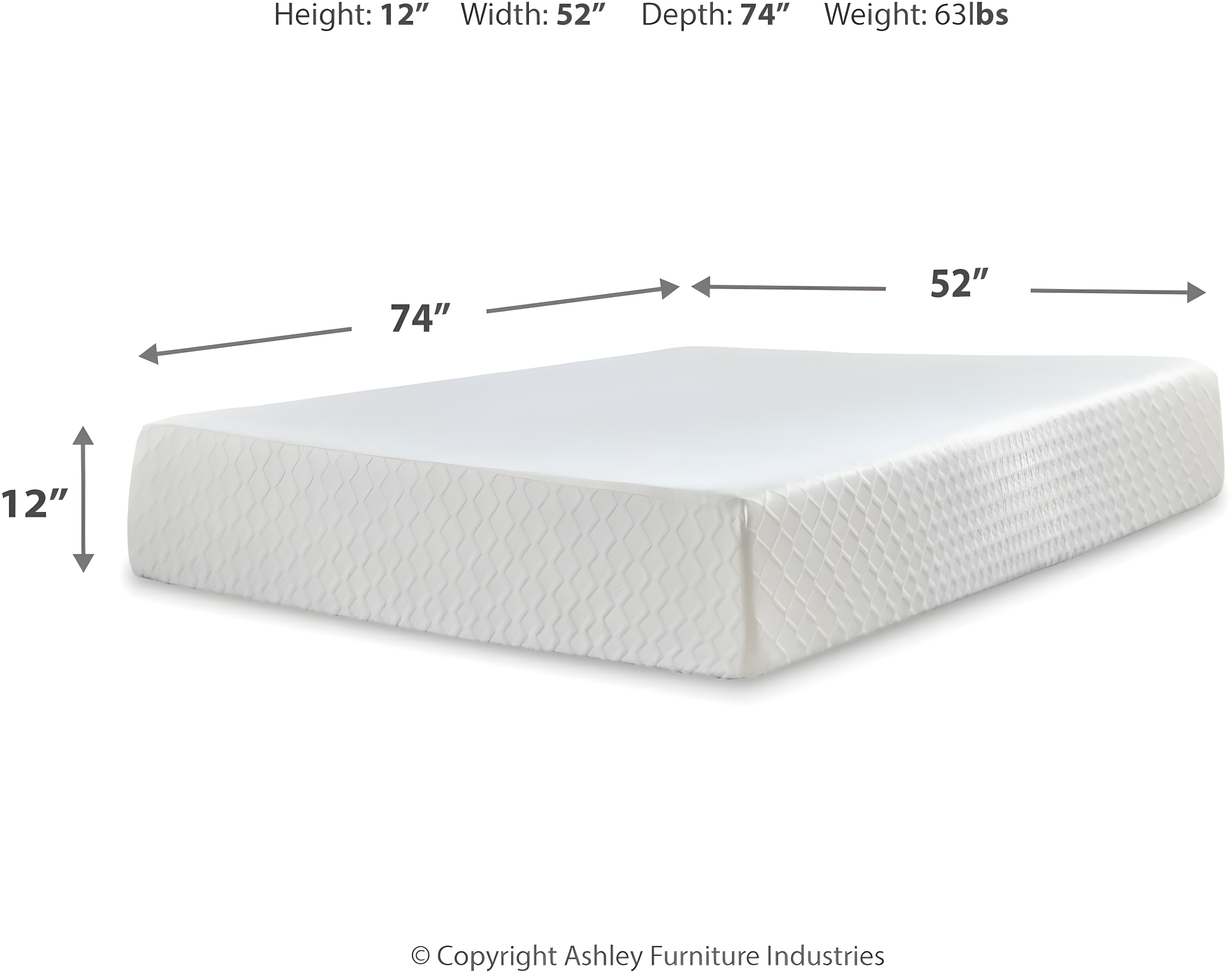 Signature Design by Ashley Signature Design by Ashley Chime Firm Memory Foam Mattress