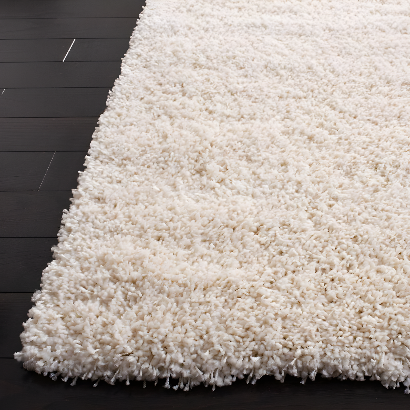 Shag SG151 Power Loomed Area Rug - Ivory - 8'x10' - Safavieh.