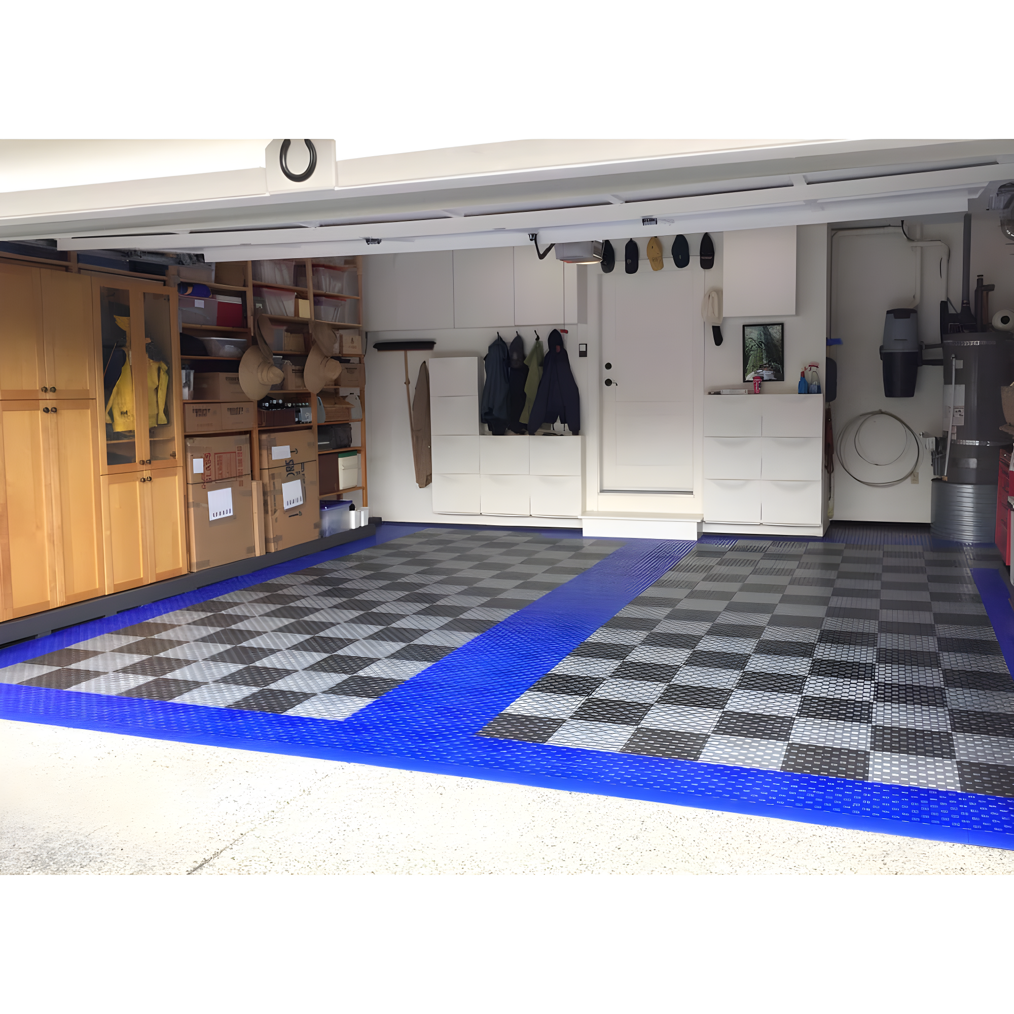 Diamond MotorDeck 12'' W x 12'' L Garage Flooring Tiles in Black