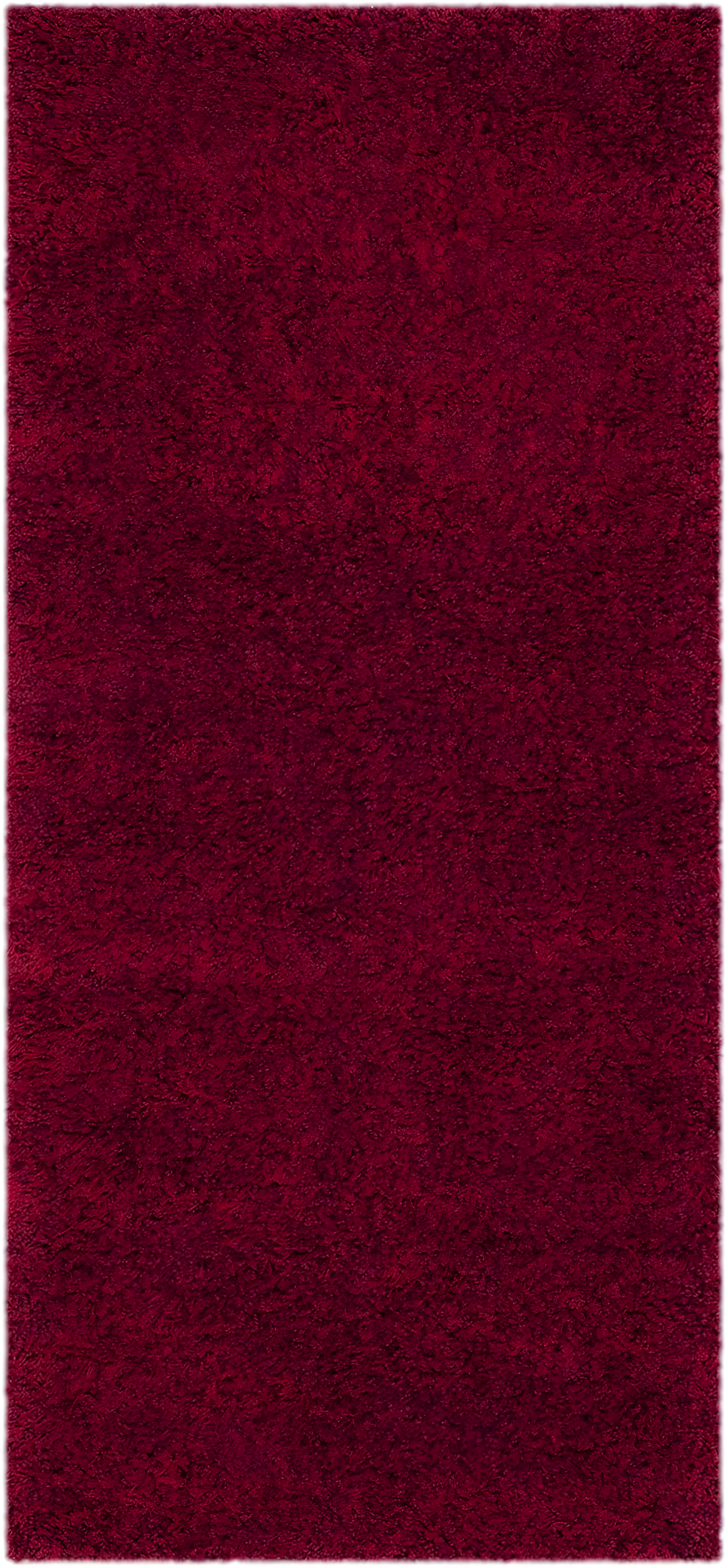 Shag SG151 Power Loomed Indoor Runner Rug - Red - 2'3"x7' - Safavieh.