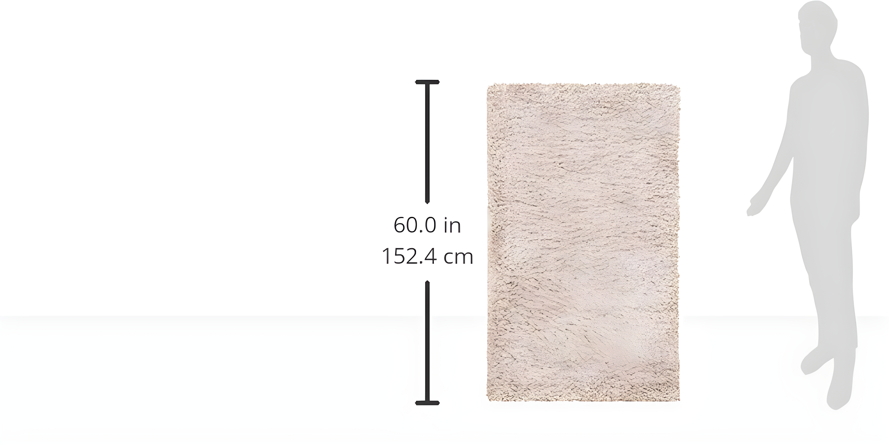 Shag SG151 Power Loomed Indoor Accent Rug - Beige - 3'x5' - Safavieh.