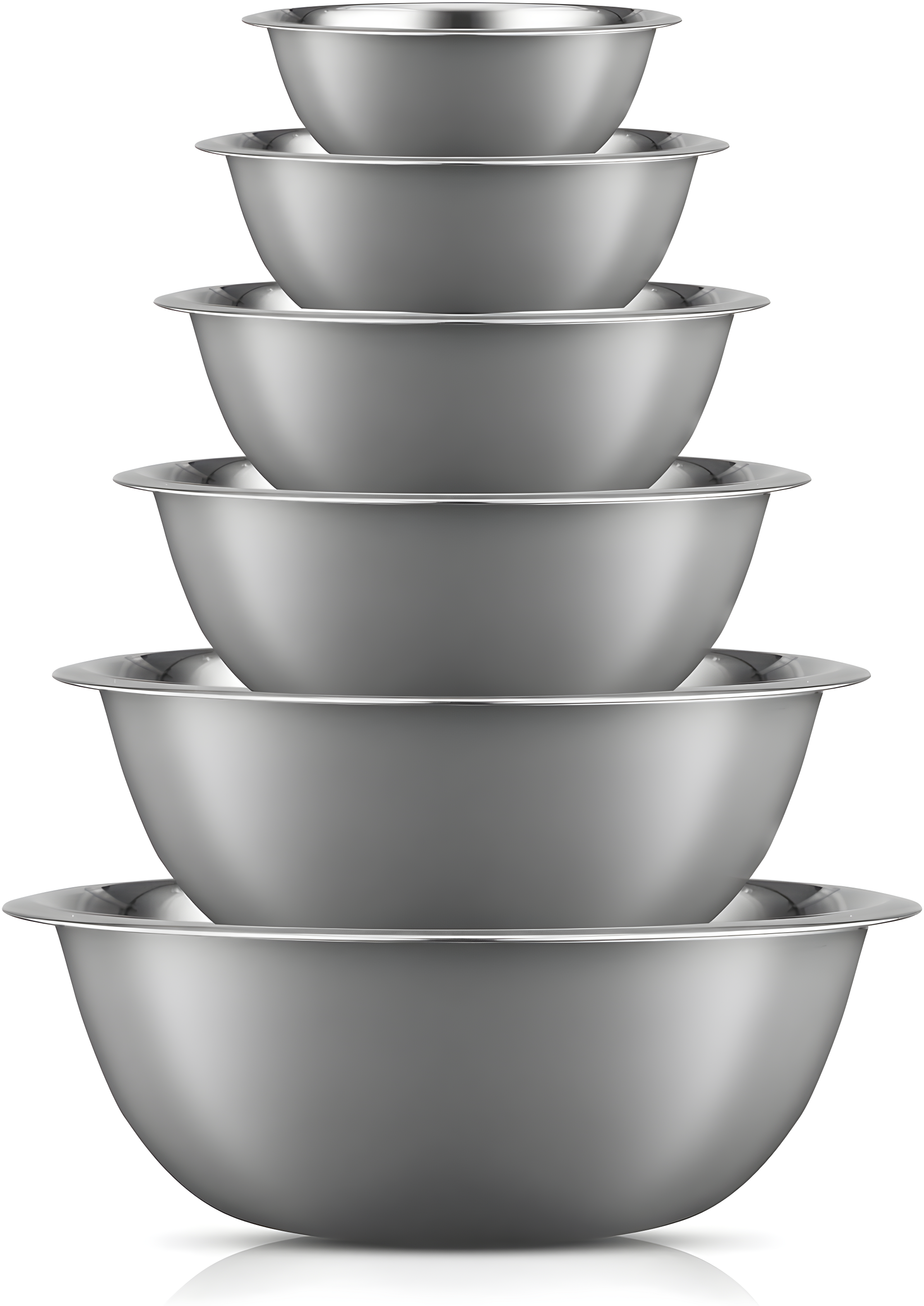 JoyJolt Joyjolt Stainless Steel Mixing Bowl, Set Of 6