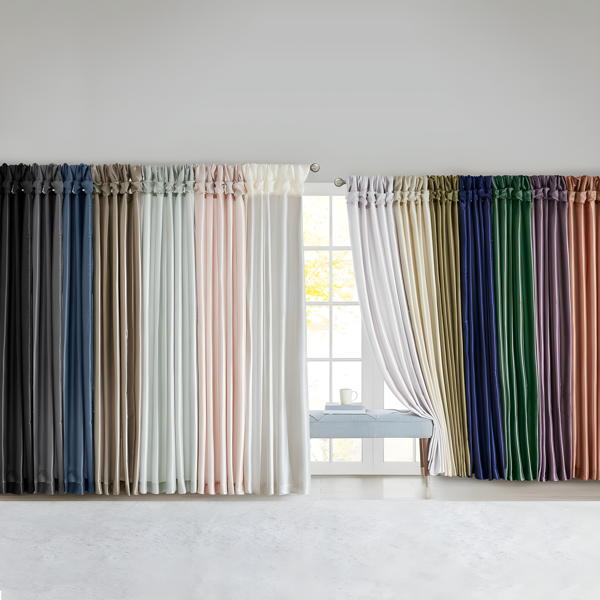 Polyester Single Curtain Panel Panel