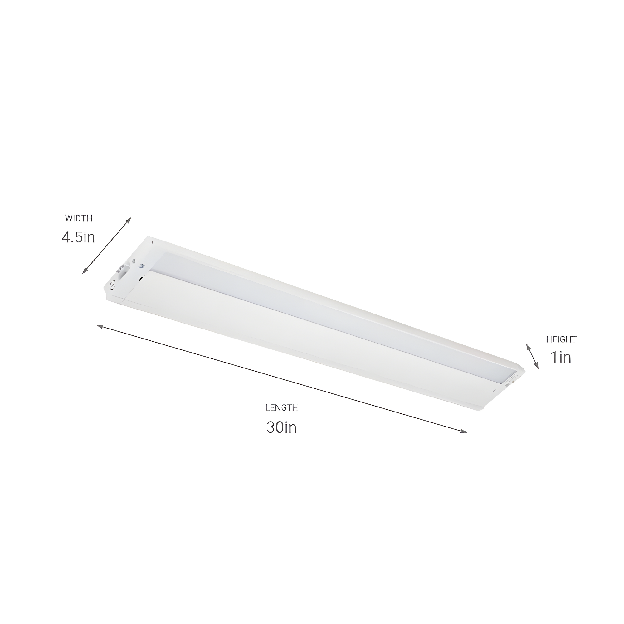 4U Series LED 30'' Under Cabinet Linkable Light Bar