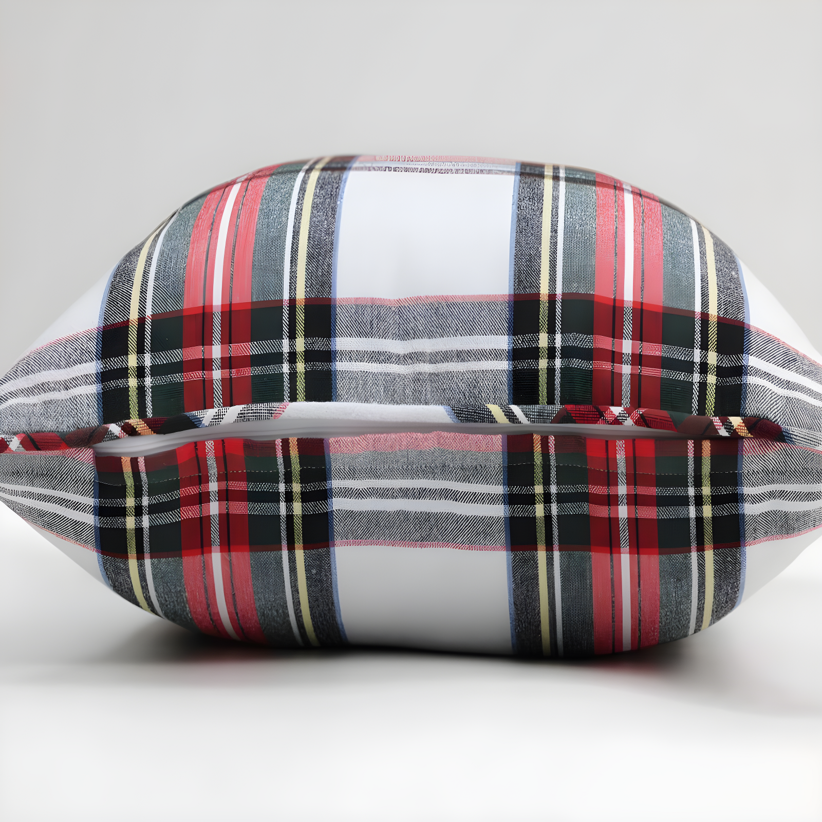 Pillow Perfect Plaid Reversible Throw Pillow