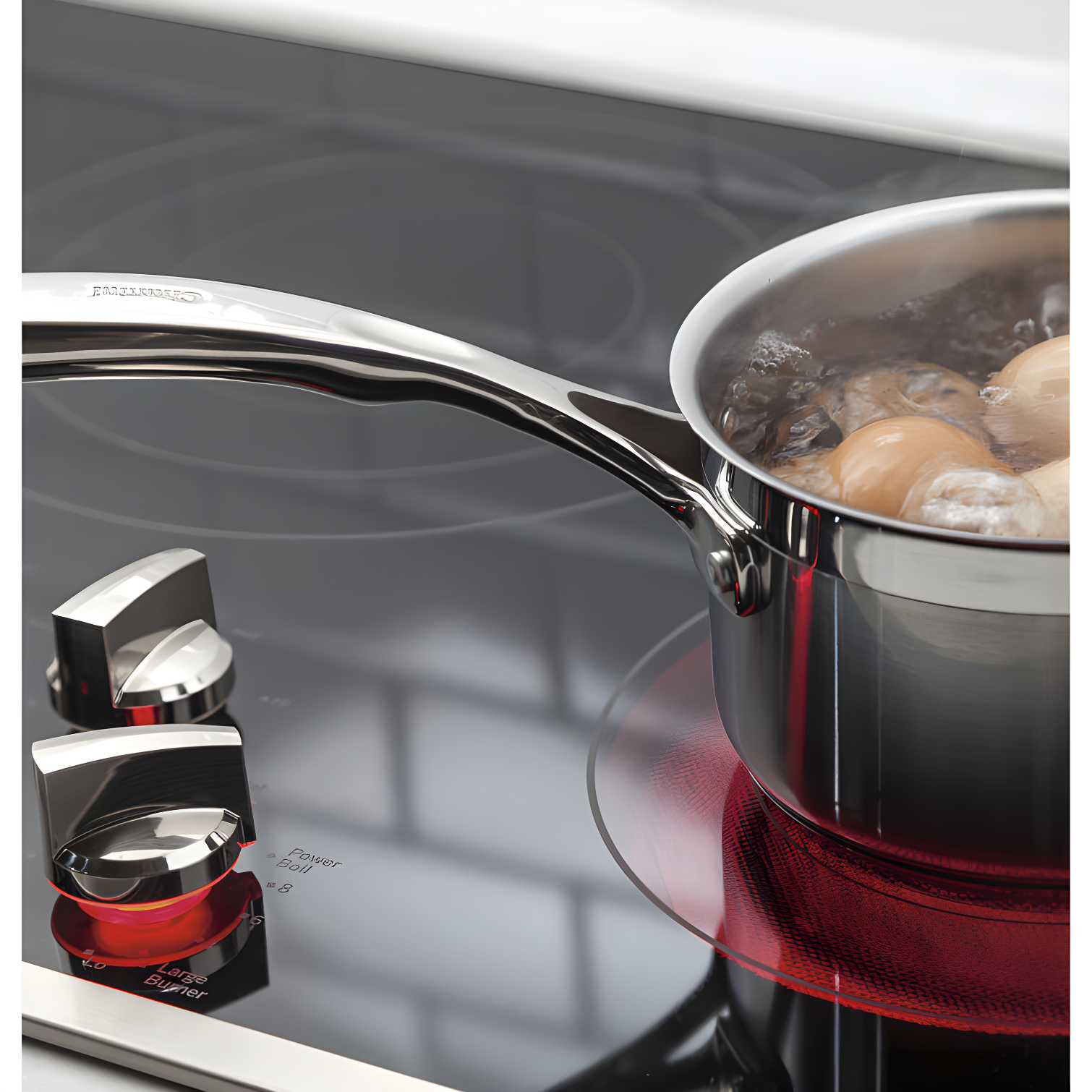 GE 30" Built-In Knob Control Electric Cooktop