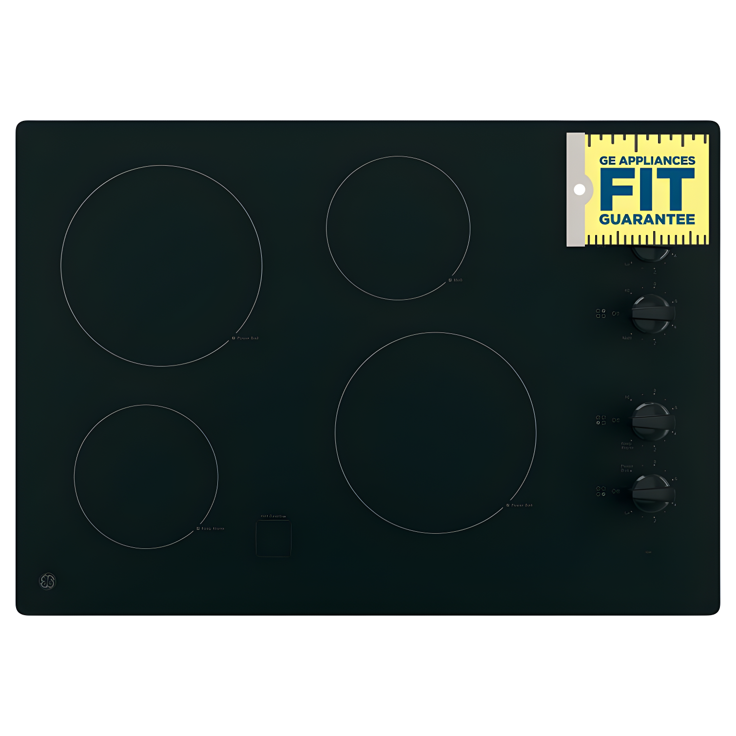 GE 30" Built-In Knob Control Electric Cooktop