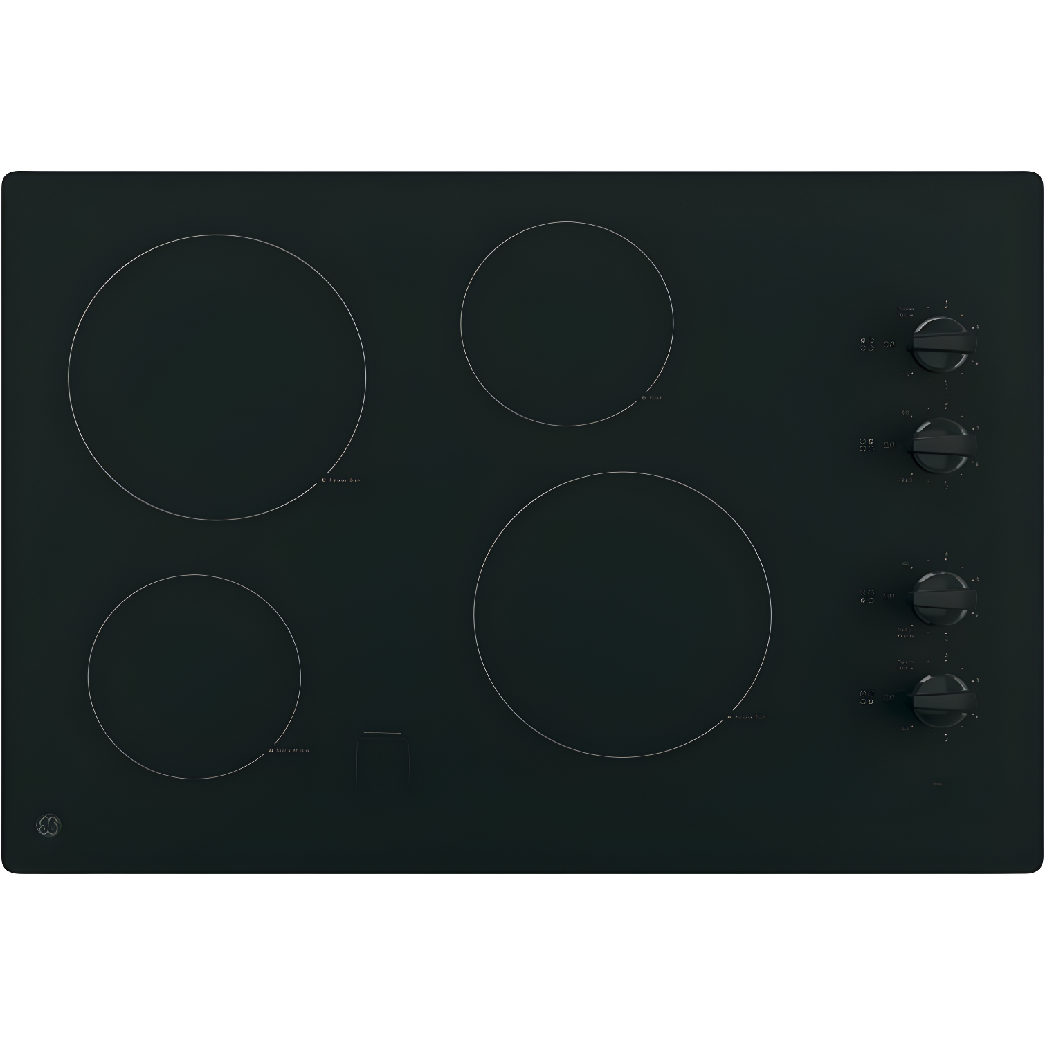 GE 30" Built-In Knob Control Electric Cooktop