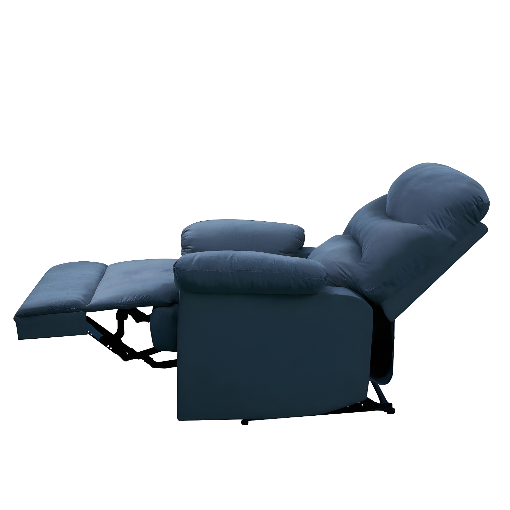 Oakwood Woven Fabric Recliner, Blue