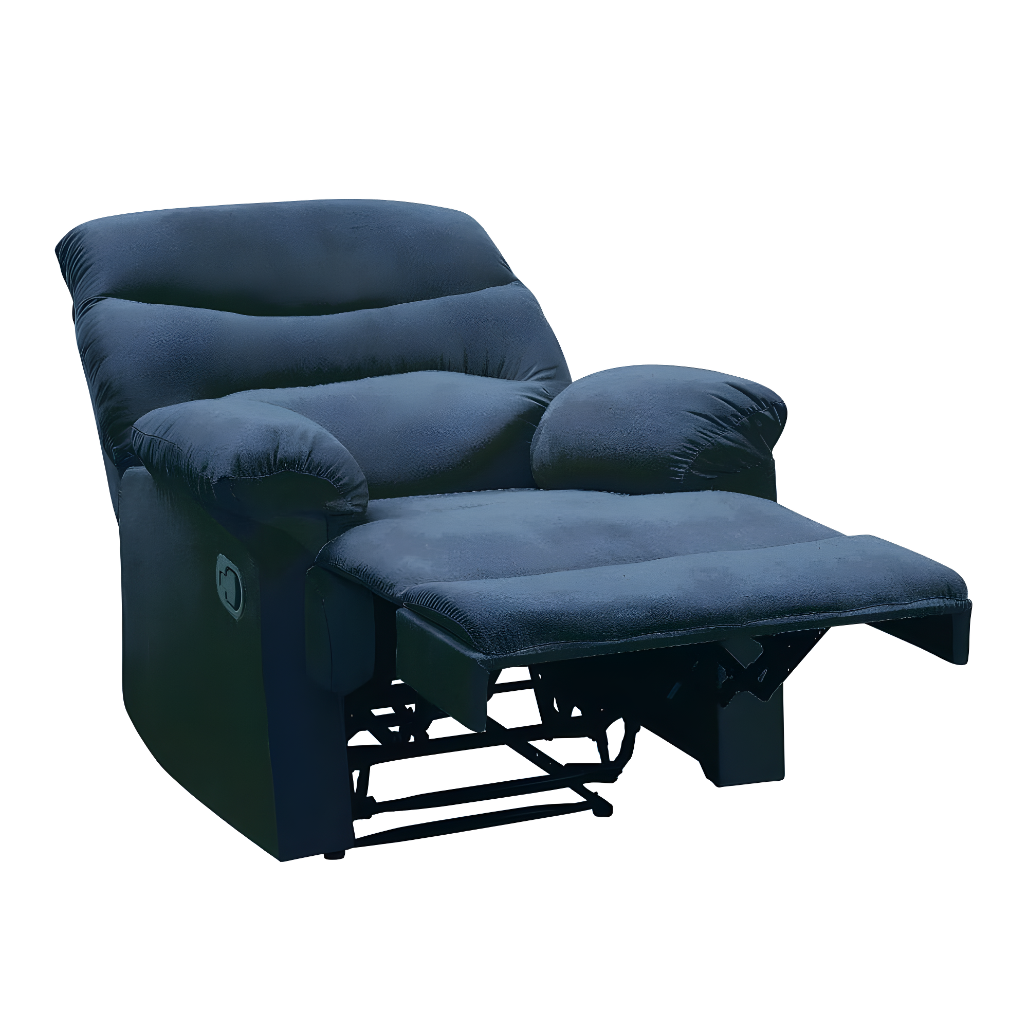 Oakwood Woven Fabric Recliner, Blue