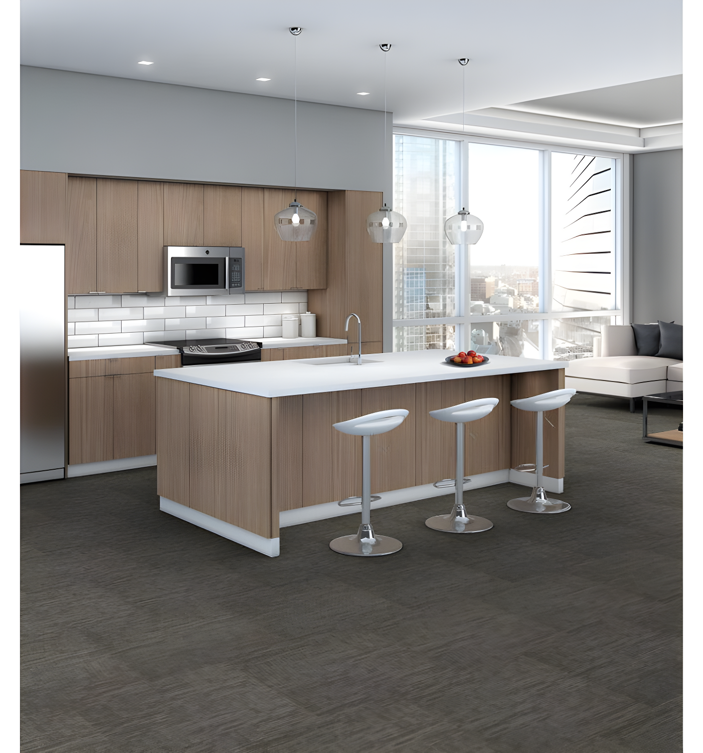 Shaw Apollo 24-in x 24-in Multi-Level Loop Adhesive Carpet Tile (48-sq ft)