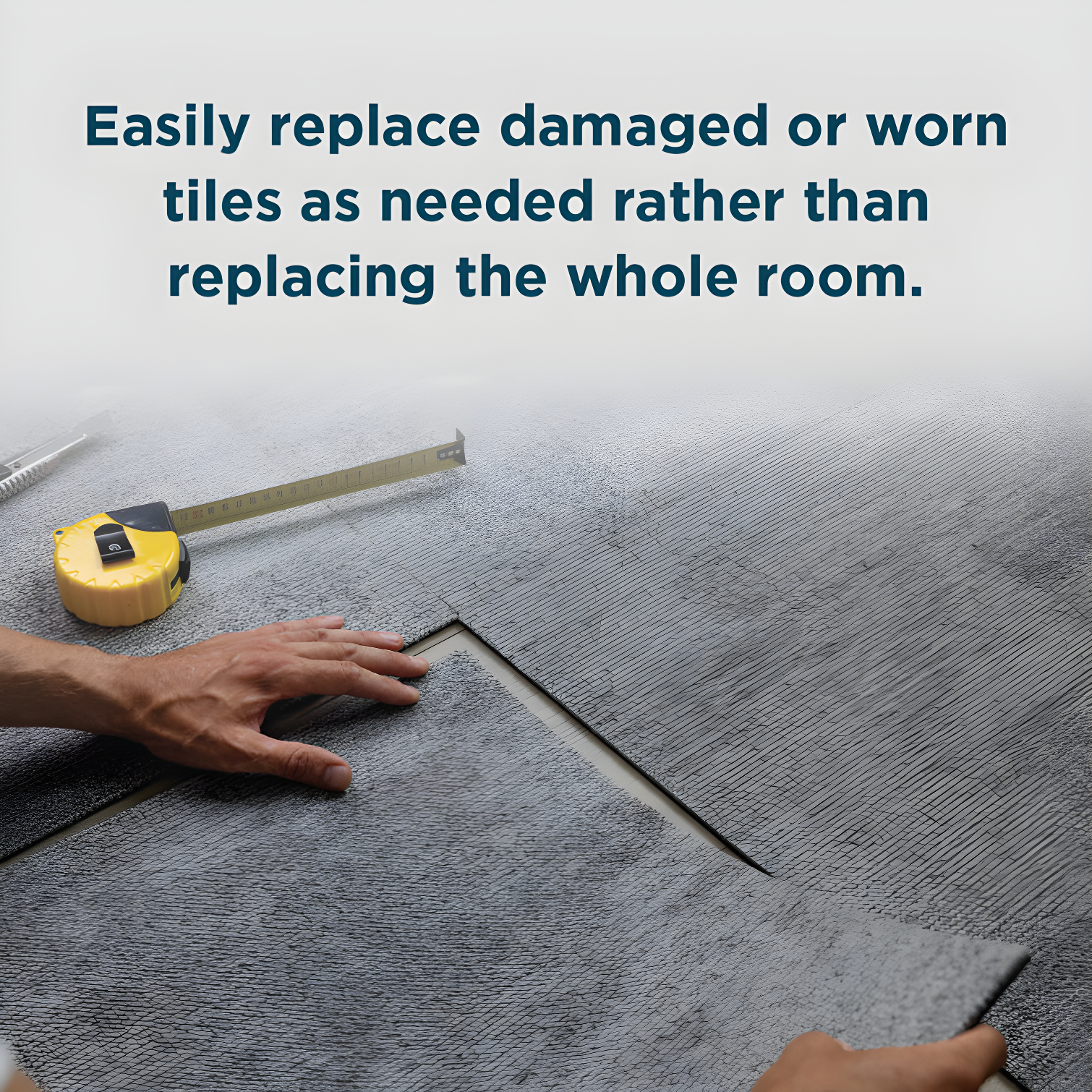 Shaw Apollo 24-in x 24-in Multi-Level Loop Adhesive Carpet Tile (48-sq ft)