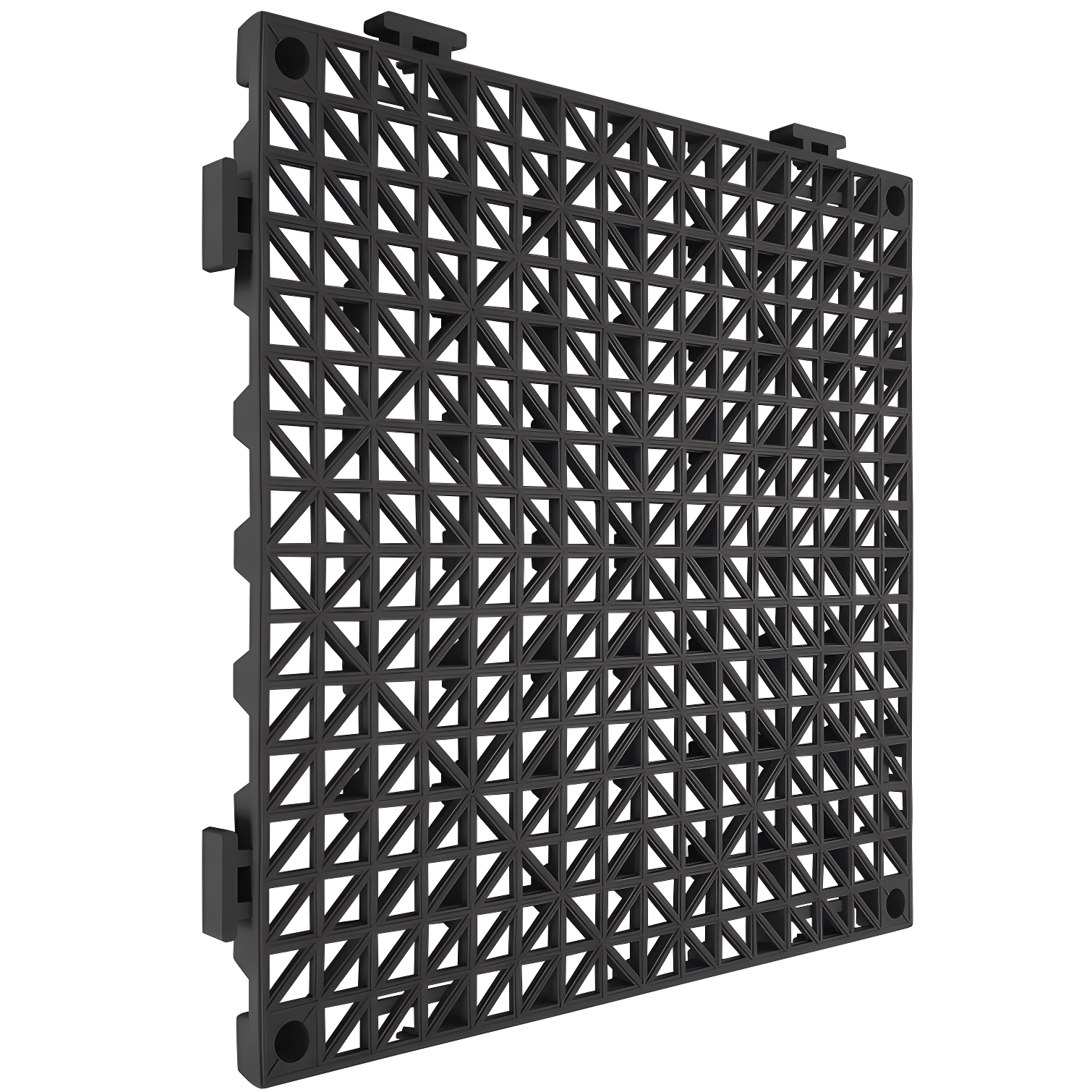 VEVOR VEVOR 12" X 12" Drainage Mats In Different Colors VEVOR 12'' W x 12'' L Garage Flooring Drain Tiles (Set of 55)