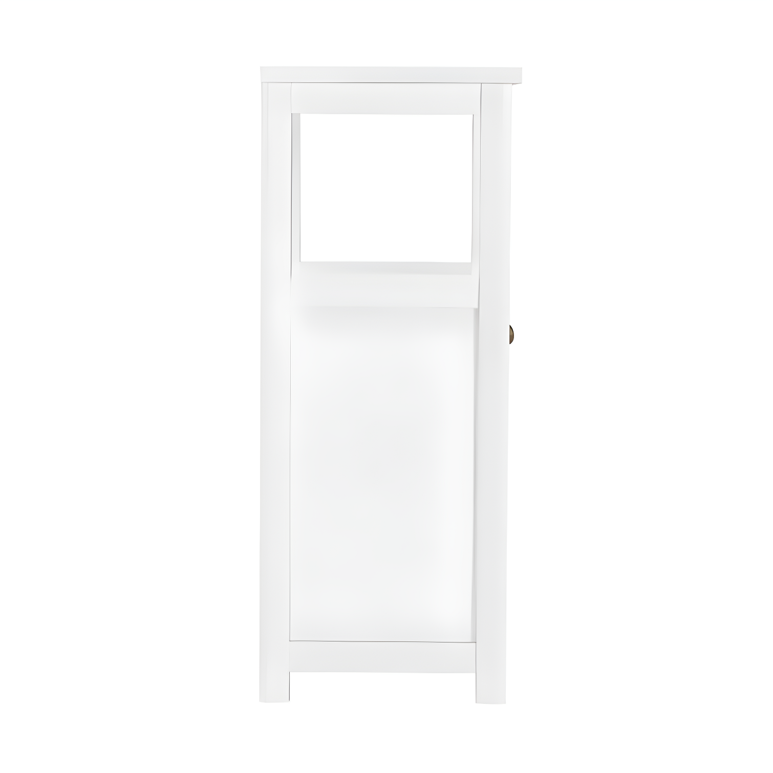 Rosalind Wheeler Hembree 17"W 58"H Traditional Style Free-Standing Bathroom Cabinet With Storage Hutch