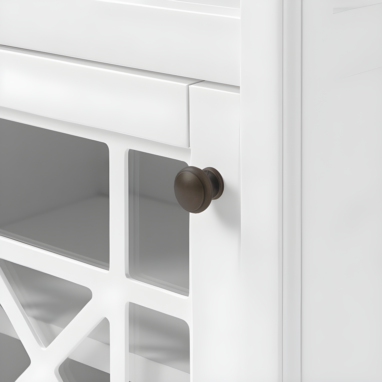 Rosalind Wheeler Hembree 17"W 58"H Traditional Style Free-Standing Bathroom Cabinet With Storage Hutch