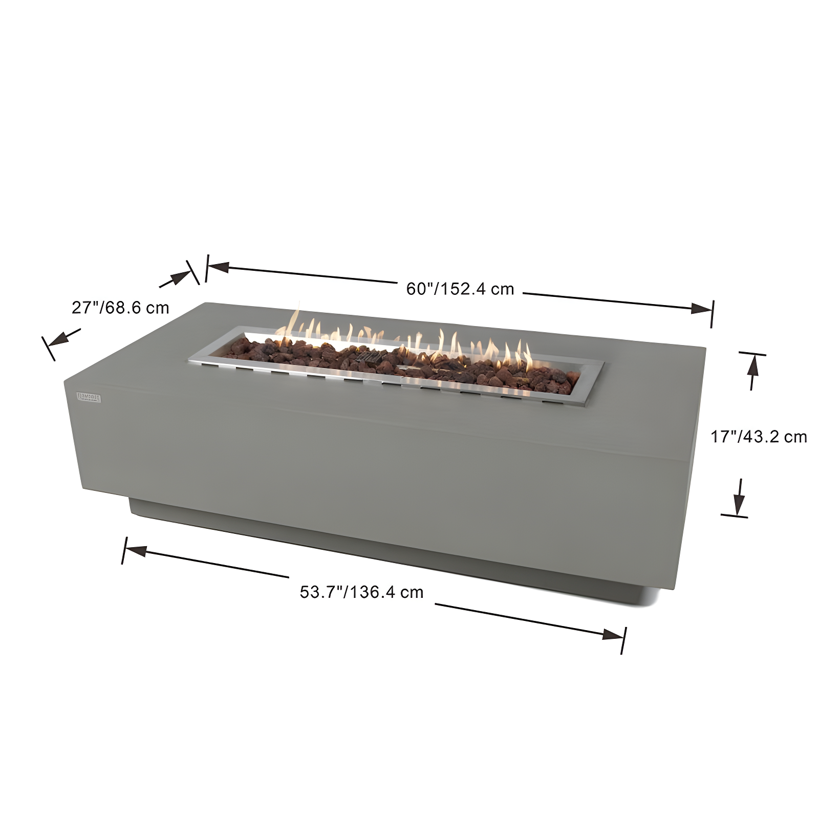 Granville Concrete Fire Table