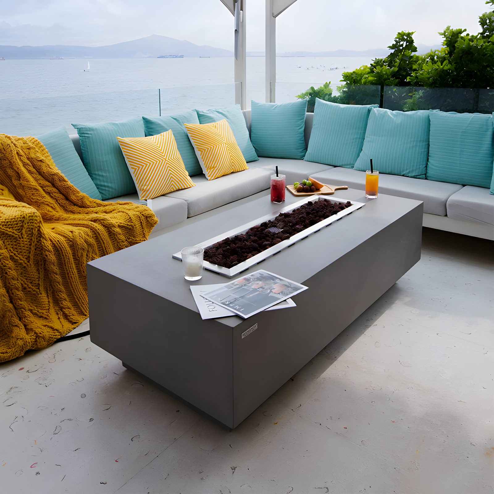 Granville Concrete Fire Table