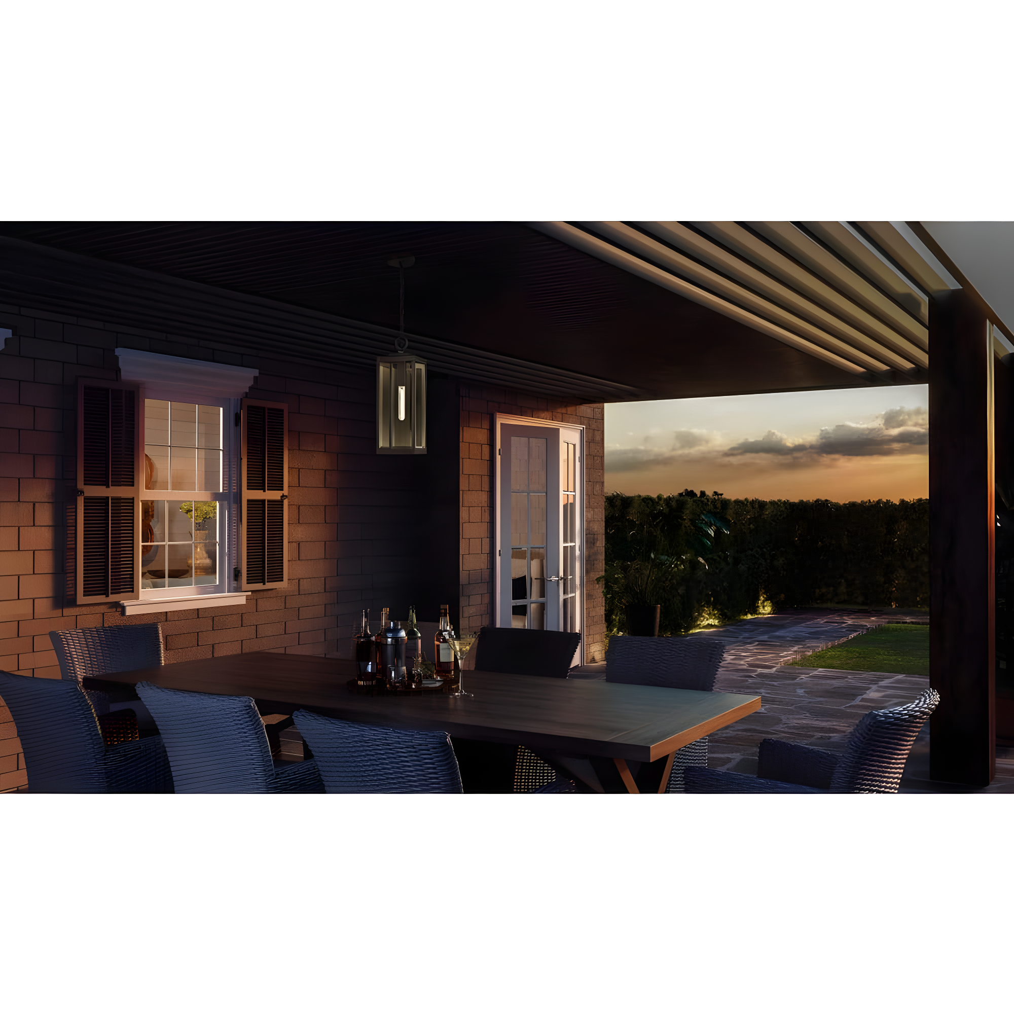 Quoizel Westover 20 3/4" High Bronze Outdoor Hanging Light