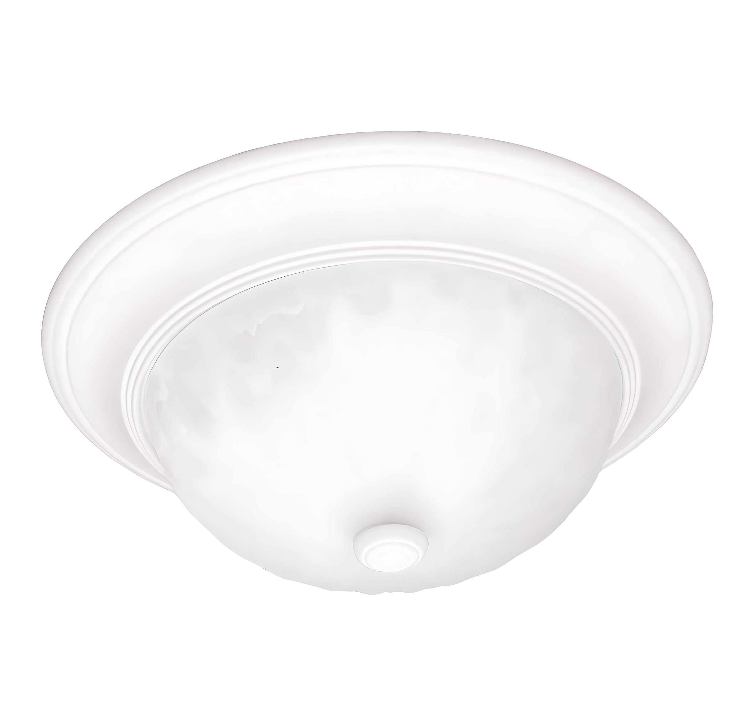 2-Light Ceiling Light in Matte White