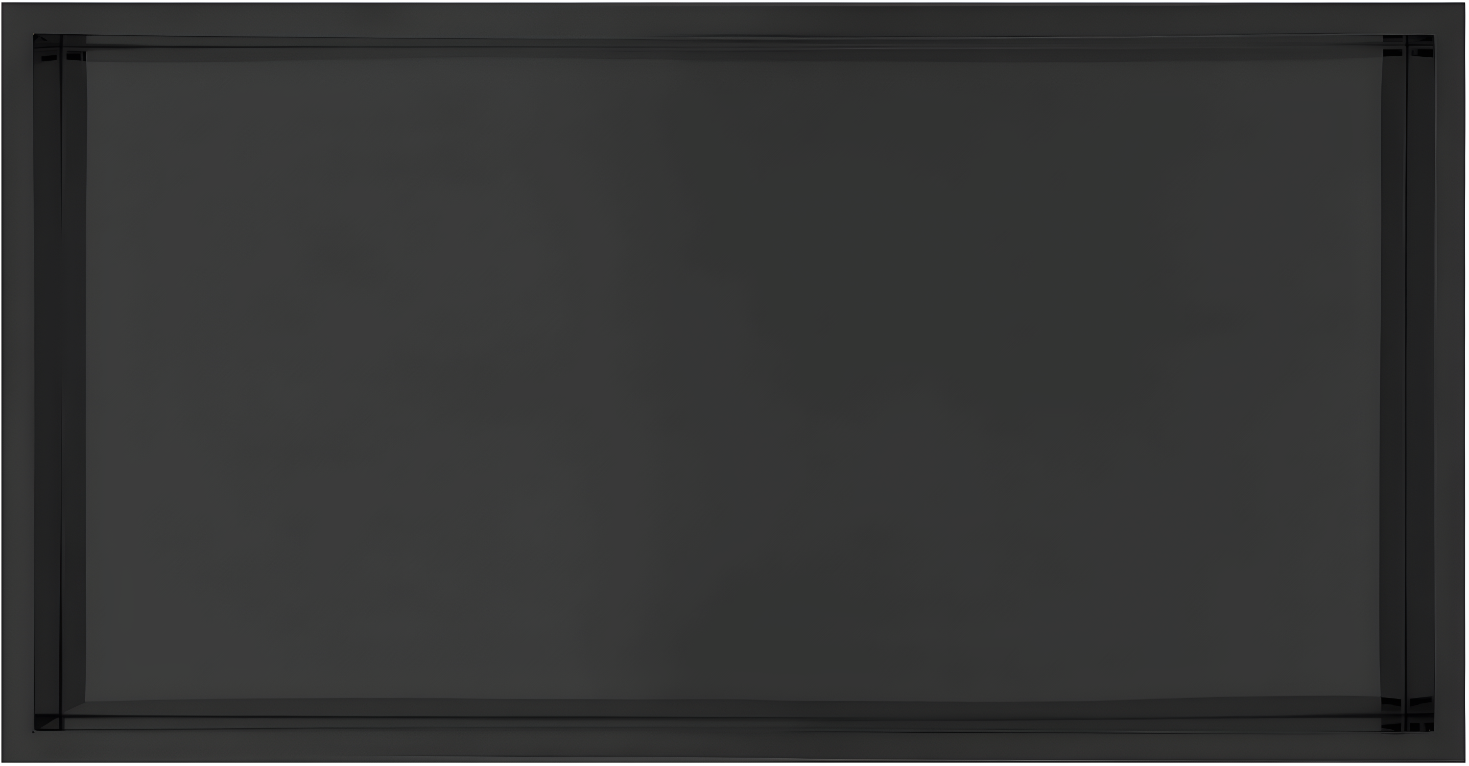 Voltaire 12" x 24" Stainless Steel Single Shelf Wall Niche