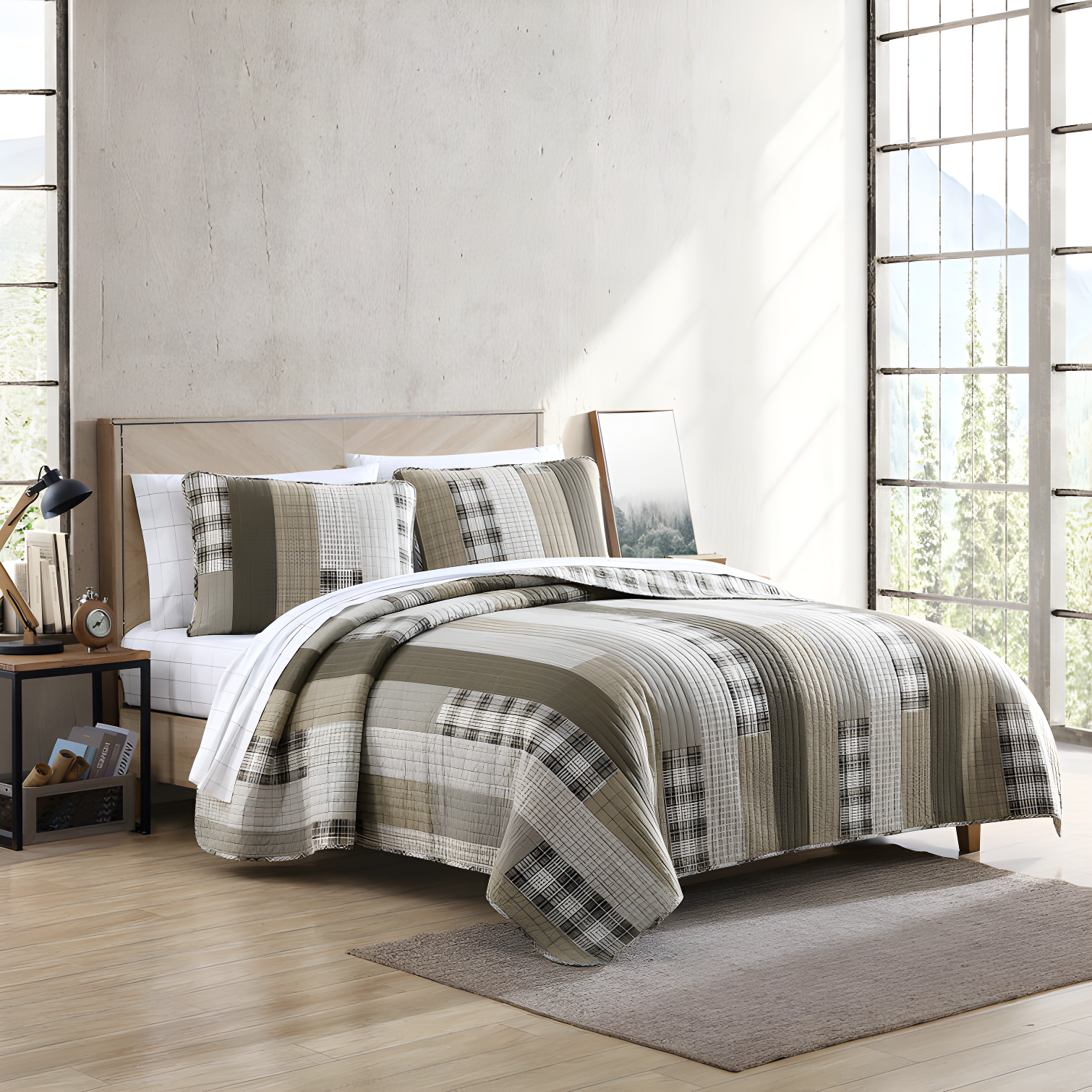 Eddie Bauer Eddie Bauer Fairview Cotton Reversible Quilt Set