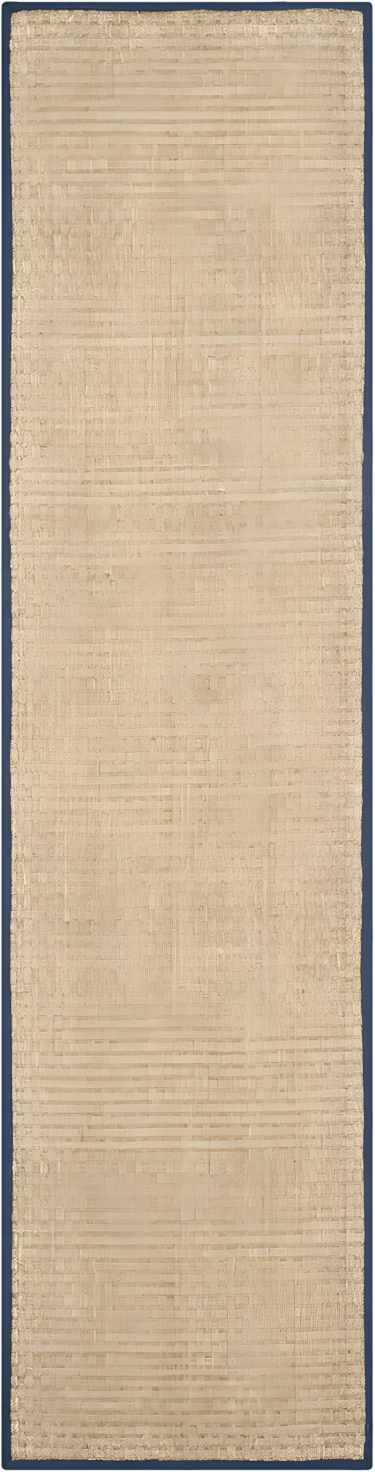 Natural Fiber NF114 Power Loomed Indoor Runner Rug - Natural/Blue - 2'6"x6' - Safavieh.