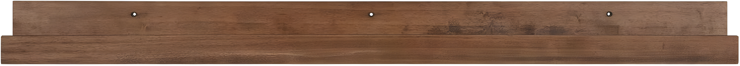 42" Levie Wooden Picture Ledge Wall Shelf Rustic Brown - Kate & Laurel All Things Decor: Modern Display, No Assembly Required