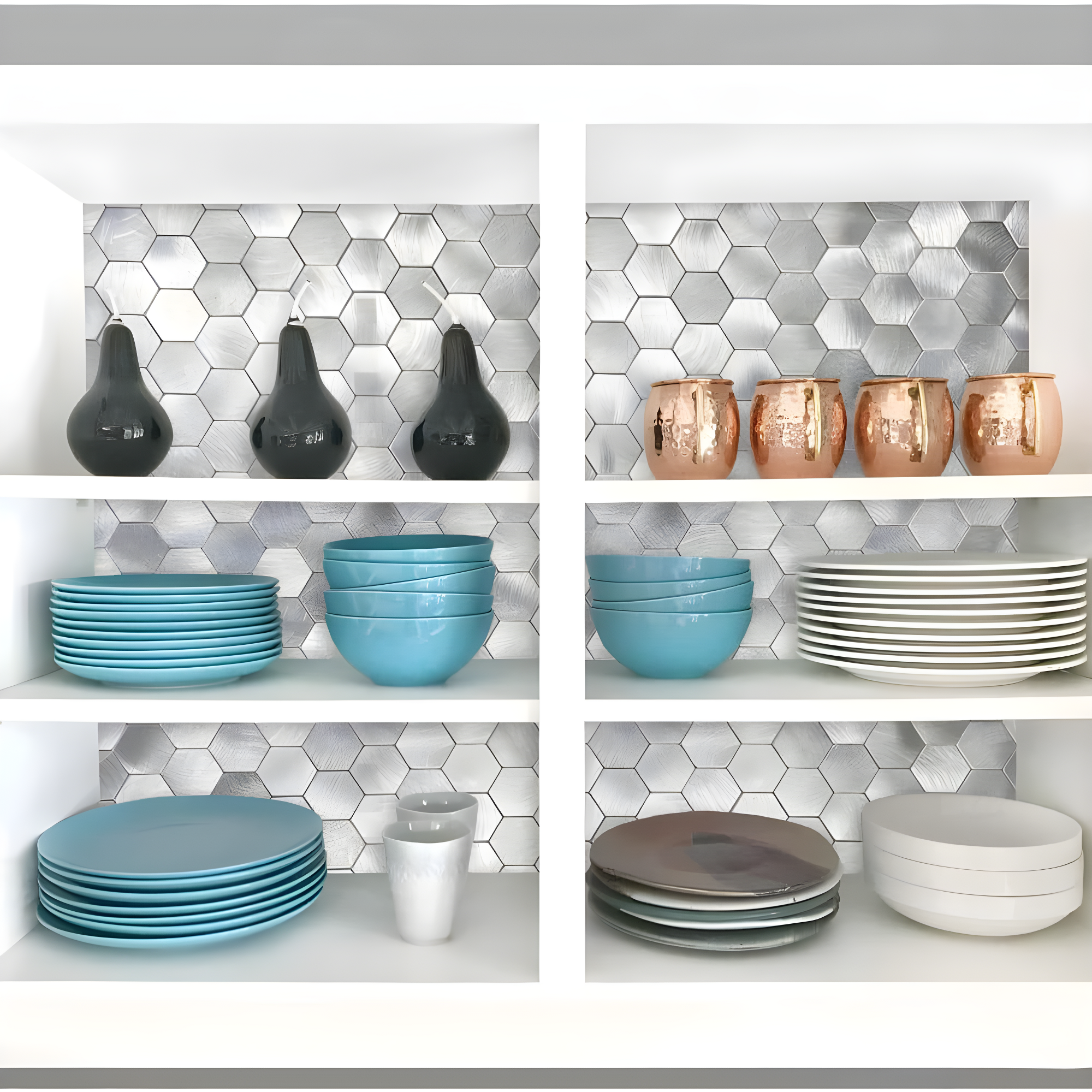 Design Is Personal 12'' W x 12'' L Polyvinyl Chloride (PVC) Peel and Stick Mosaic Tile