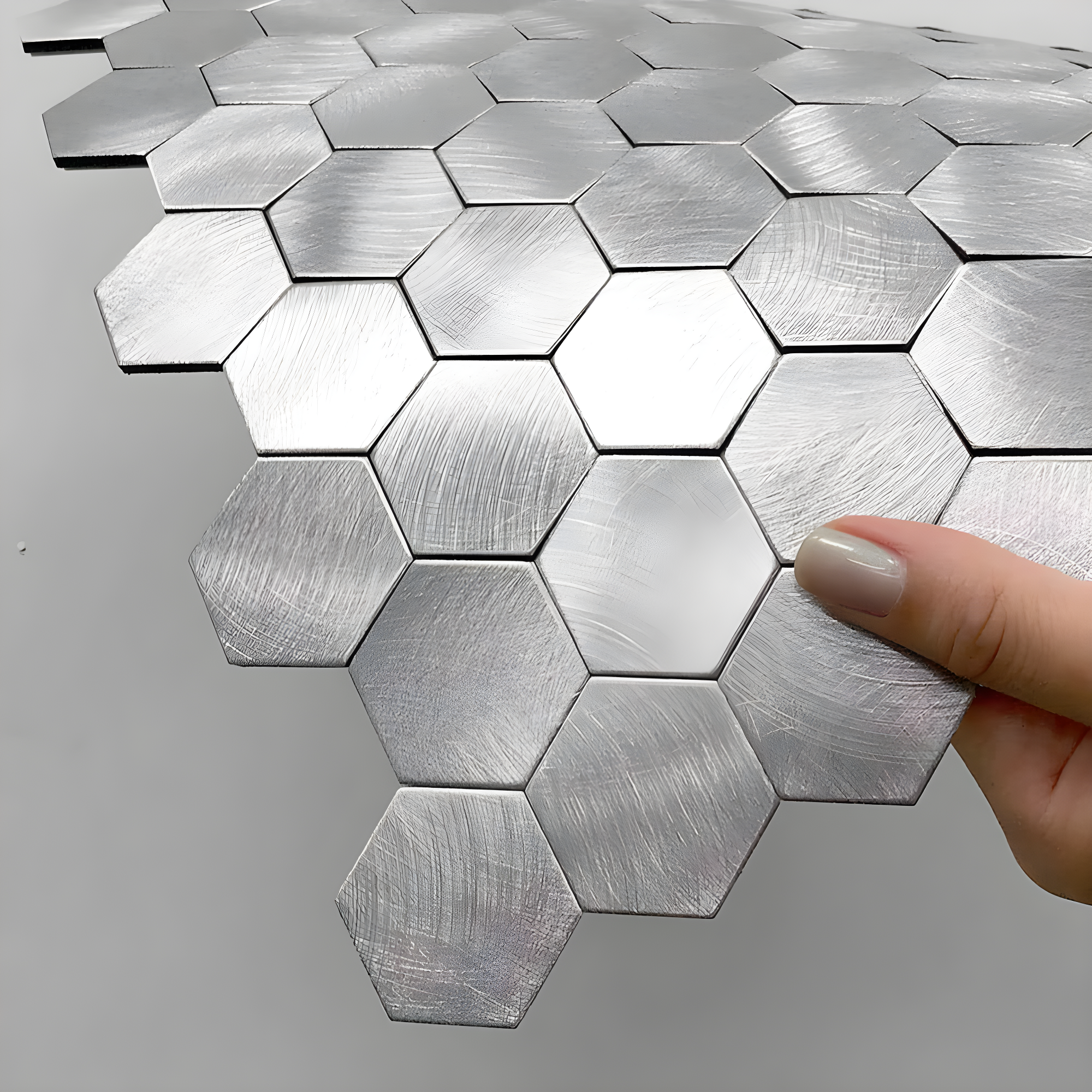 Design Is Personal 12'' W x 12'' L Polyvinyl Chloride (PVC) Peel and Stick Mosaic Tile