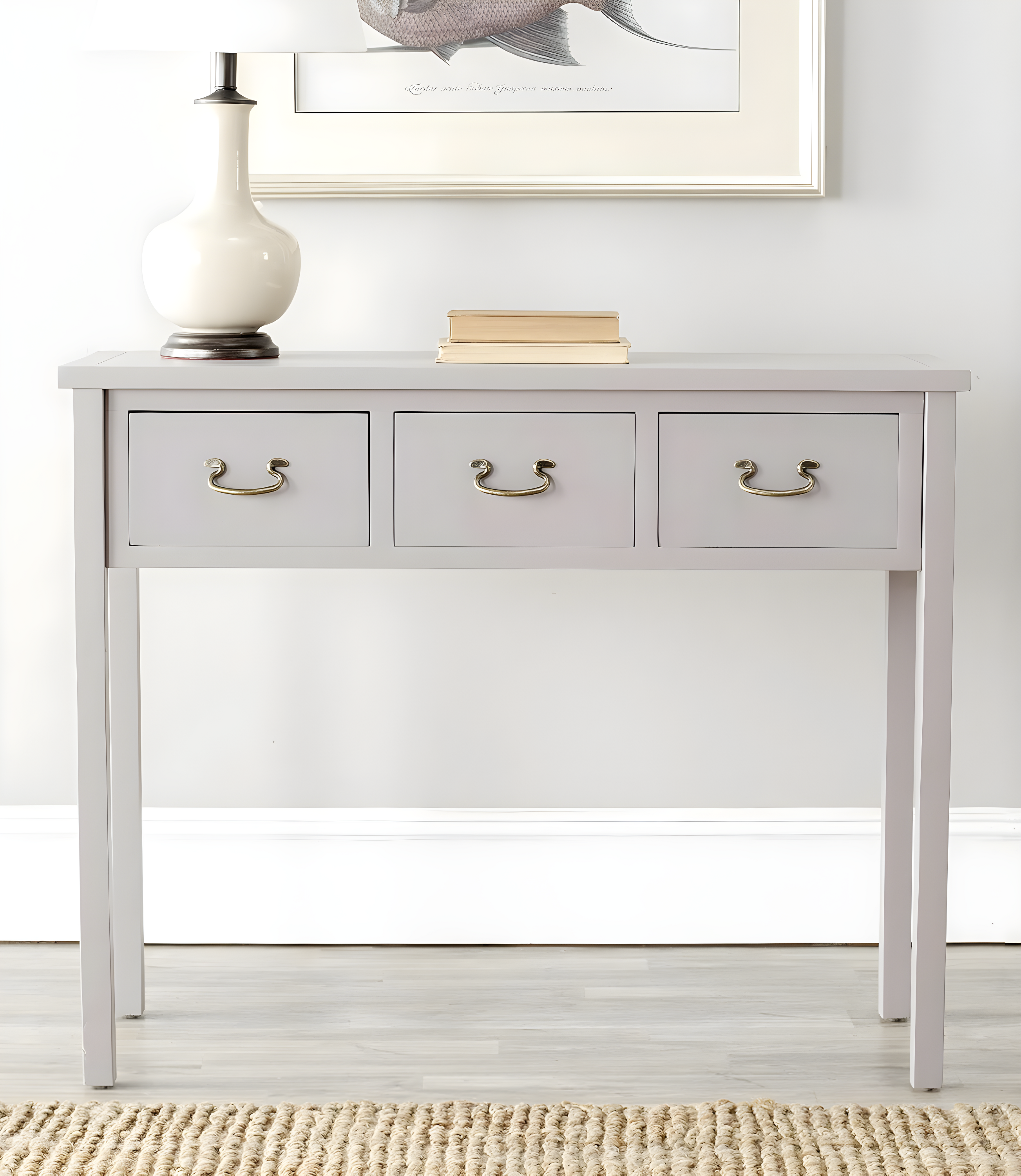 Cindy Console Table - Teal - Safavieh
