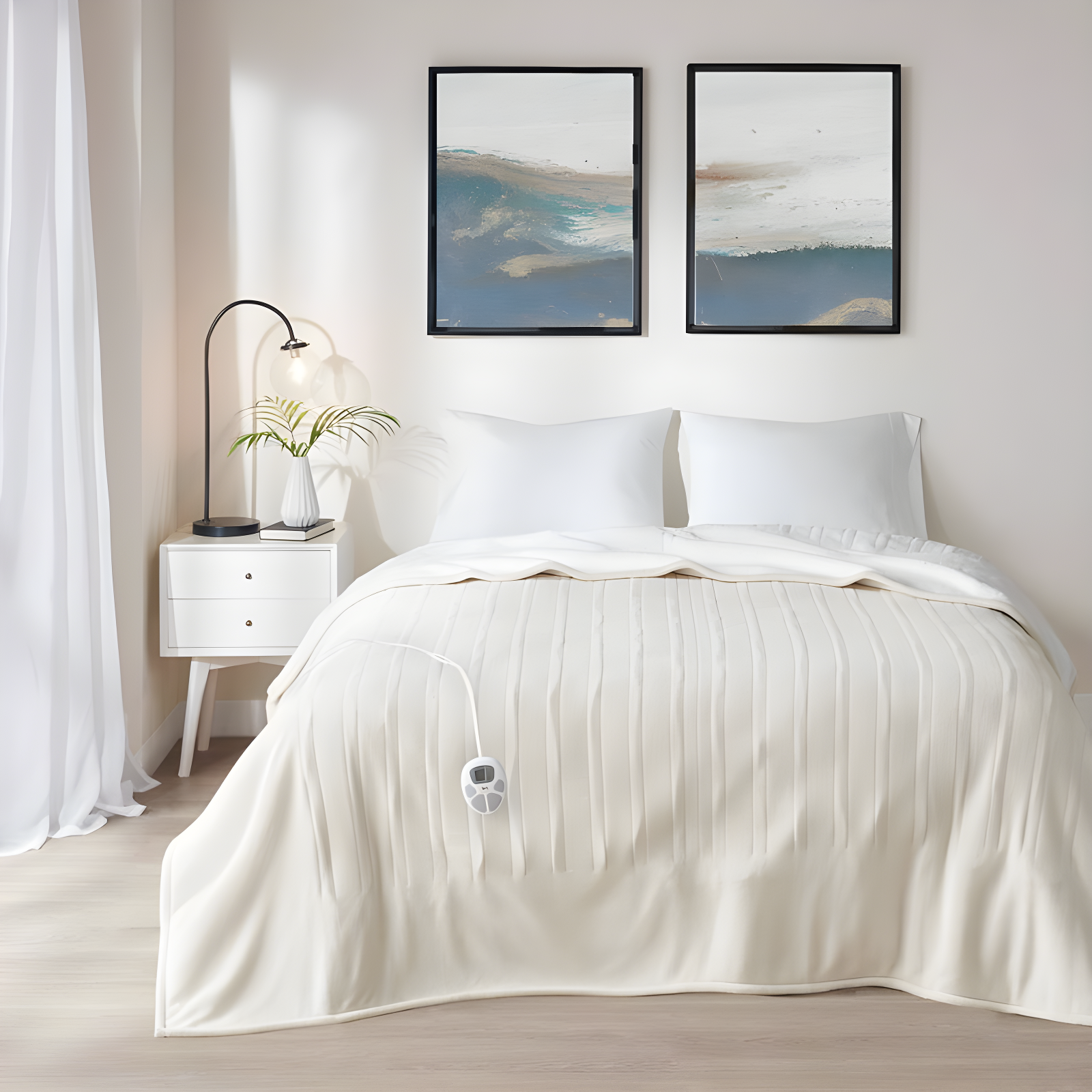 Serta Serta Fleece to Sherpa Heated Blanket