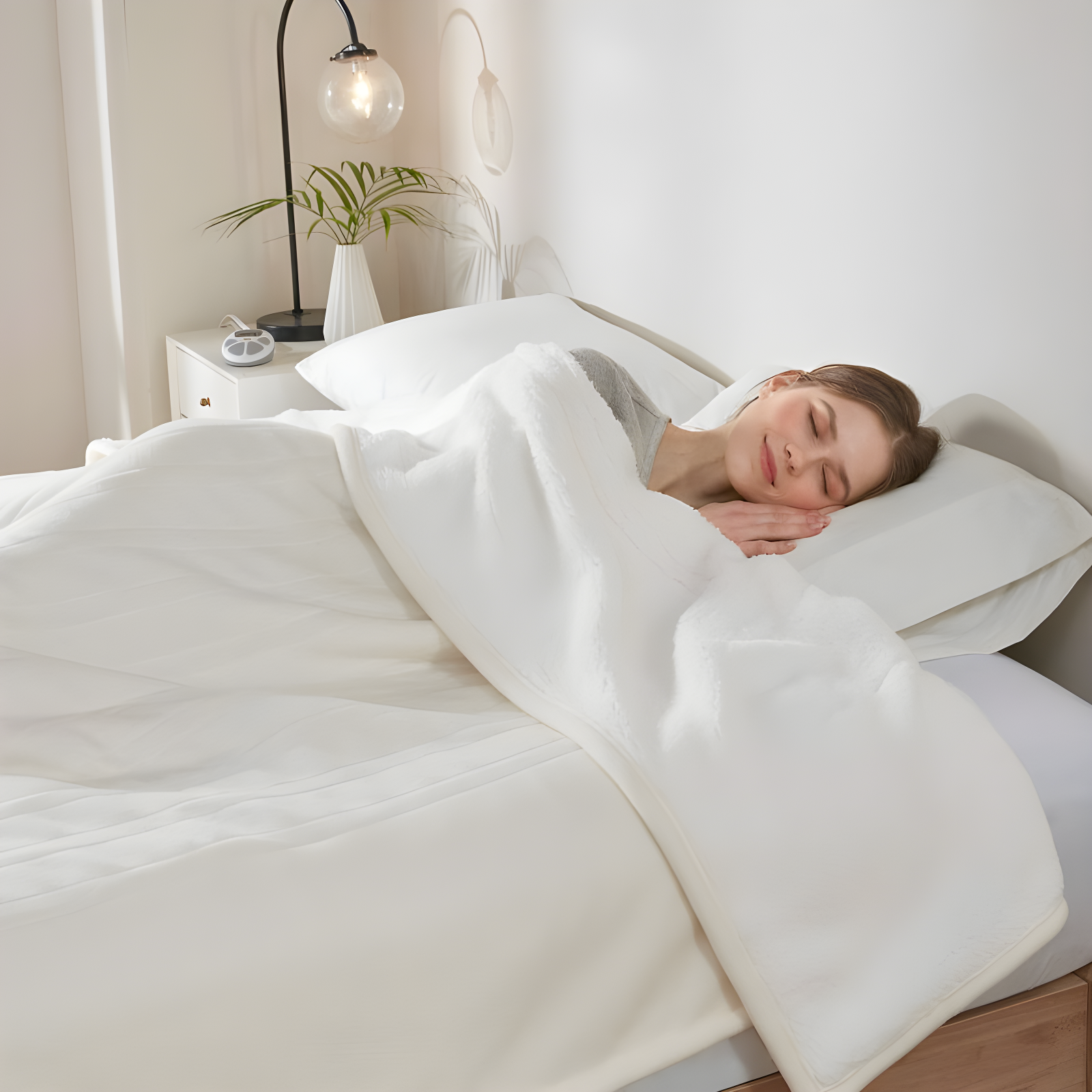 Serta Serta Fleece to Sherpa Heated Blanket