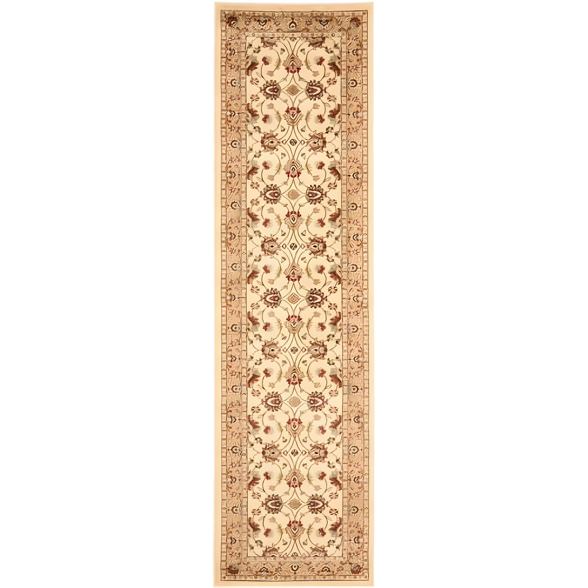 Lyndhurst LNH553 Power Loomed Runner Rug - Ivory/Beige - 2'3"x8' - Safavieh.