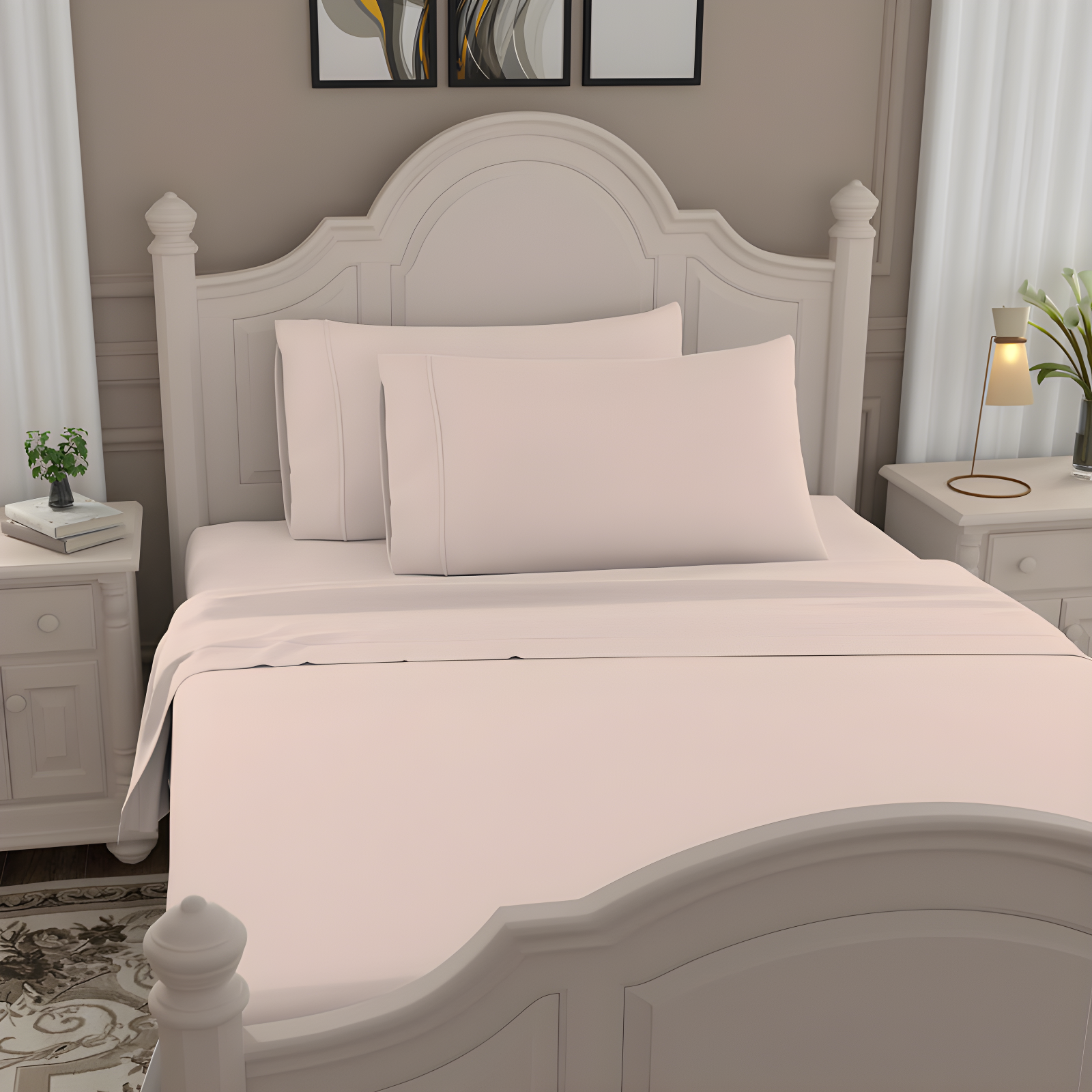 100% Cotton 400TC Cool & Crisp Sheet Set