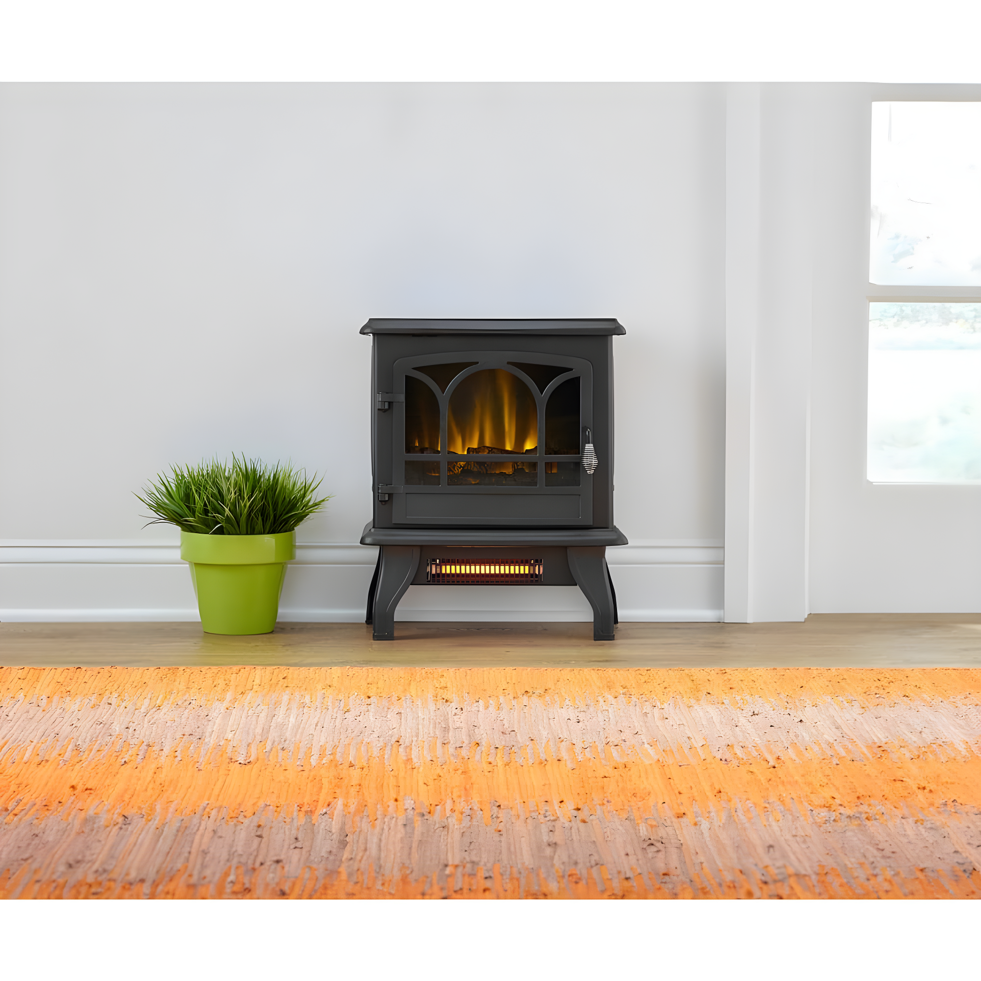 Hampton Bay EST-417-10 1000 sq ft Electric Panoramic Infrared Heating Stove