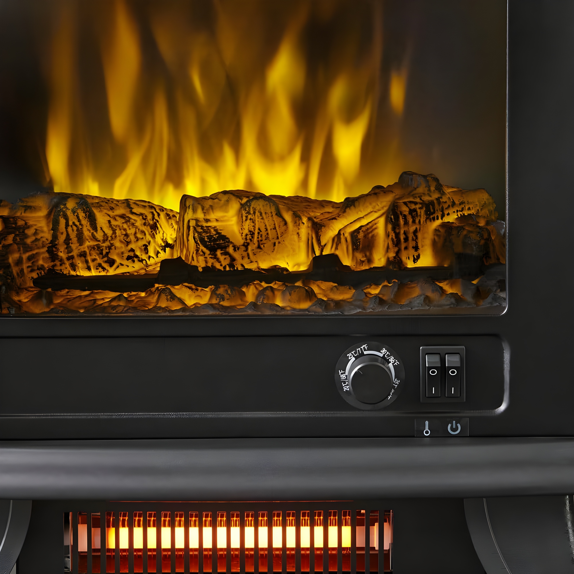 Hampton Bay EST-417-10 1000 sq ft Electric Panoramic Infrared Heating Stove