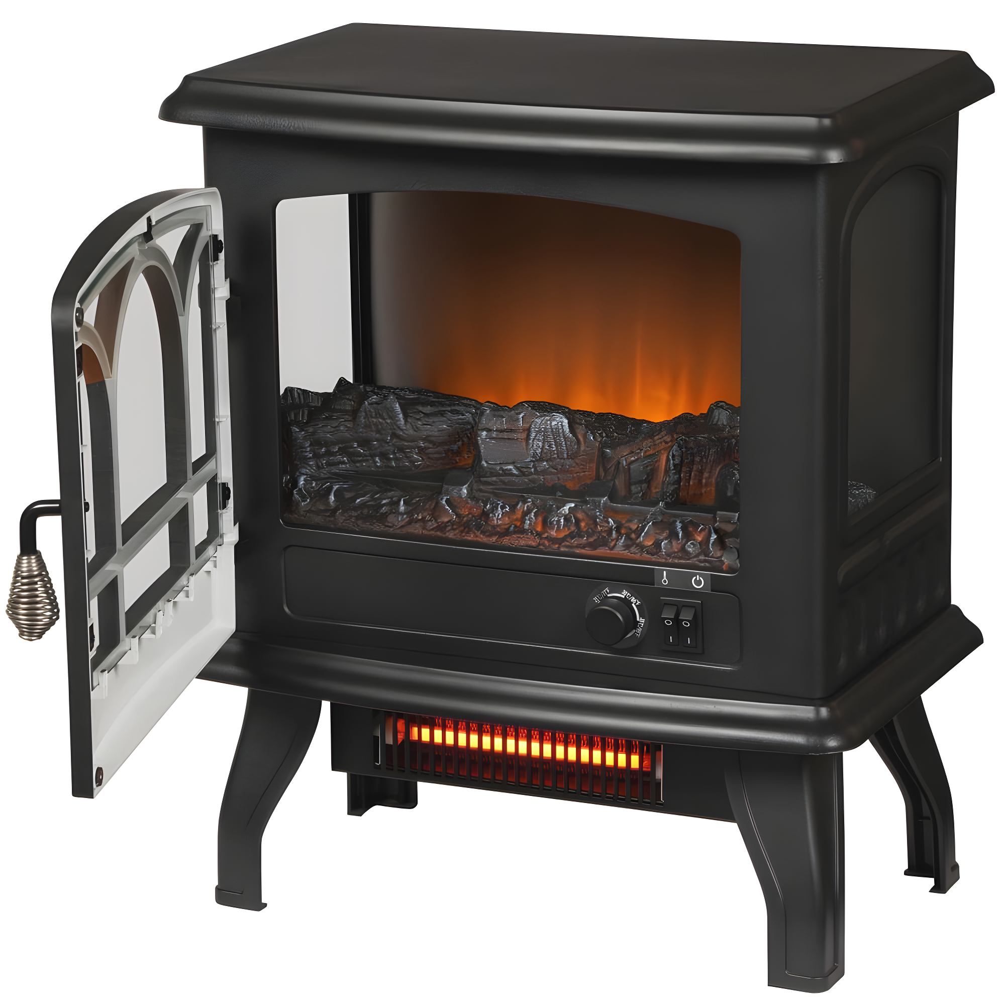 Hampton Bay EST-417-10 1000 sq ft Electric Panoramic Infrared Heating Stove