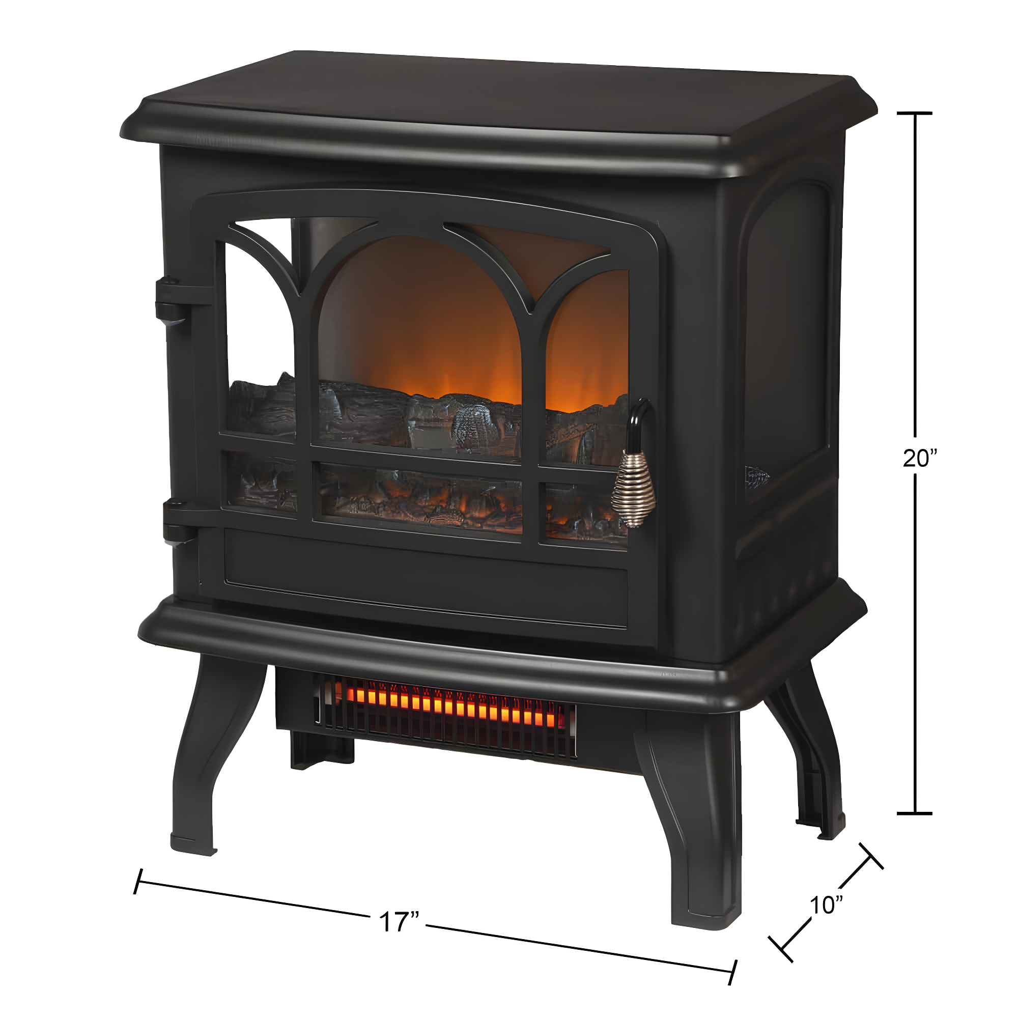 Hampton Bay EST-417-10 1000 sq ft Electric Panoramic Infrared Heating Stove